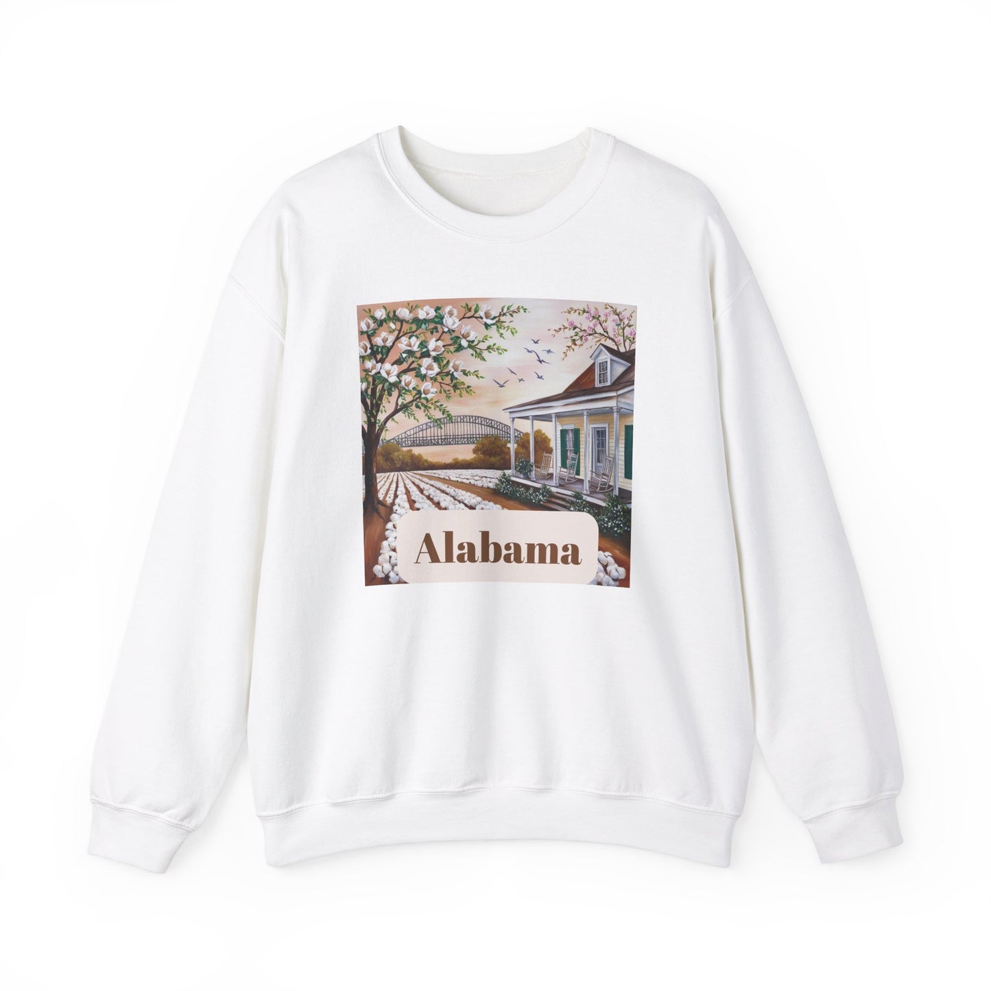 Alabama Vintage Scene Crewneck Sweatshirt