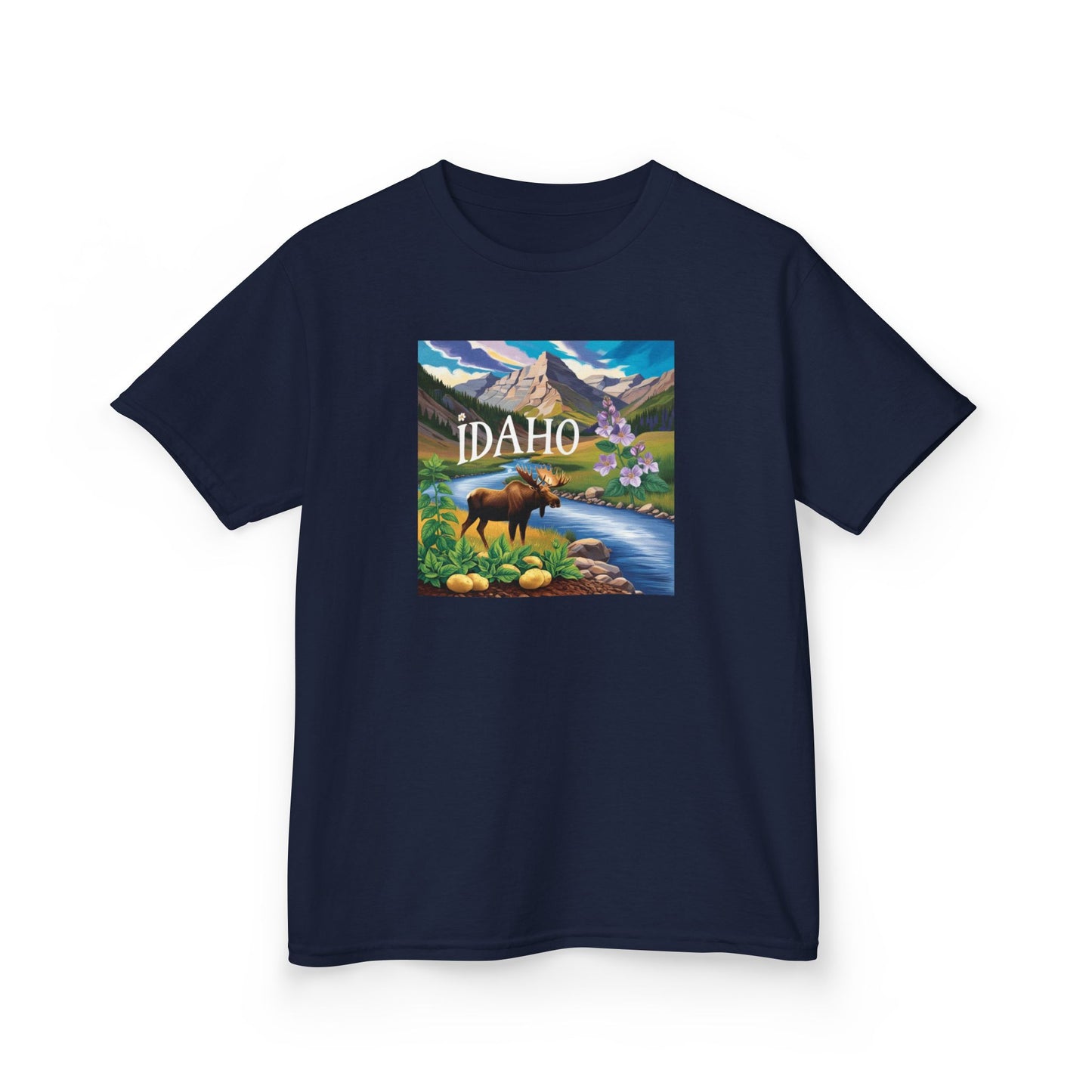 Idaho Nature Kids Heavy Cotton™ Tee - Fun Outdoor Adventure Design
