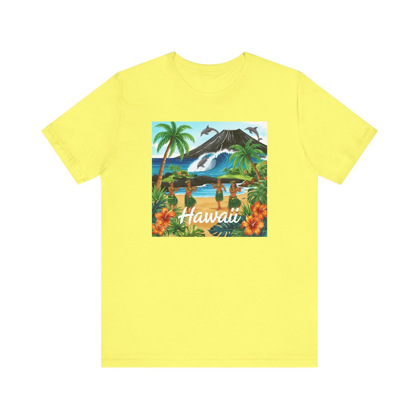 Hawaii Beach Vibes Unisex T-Shirt - Tropical Island Graphic Tee