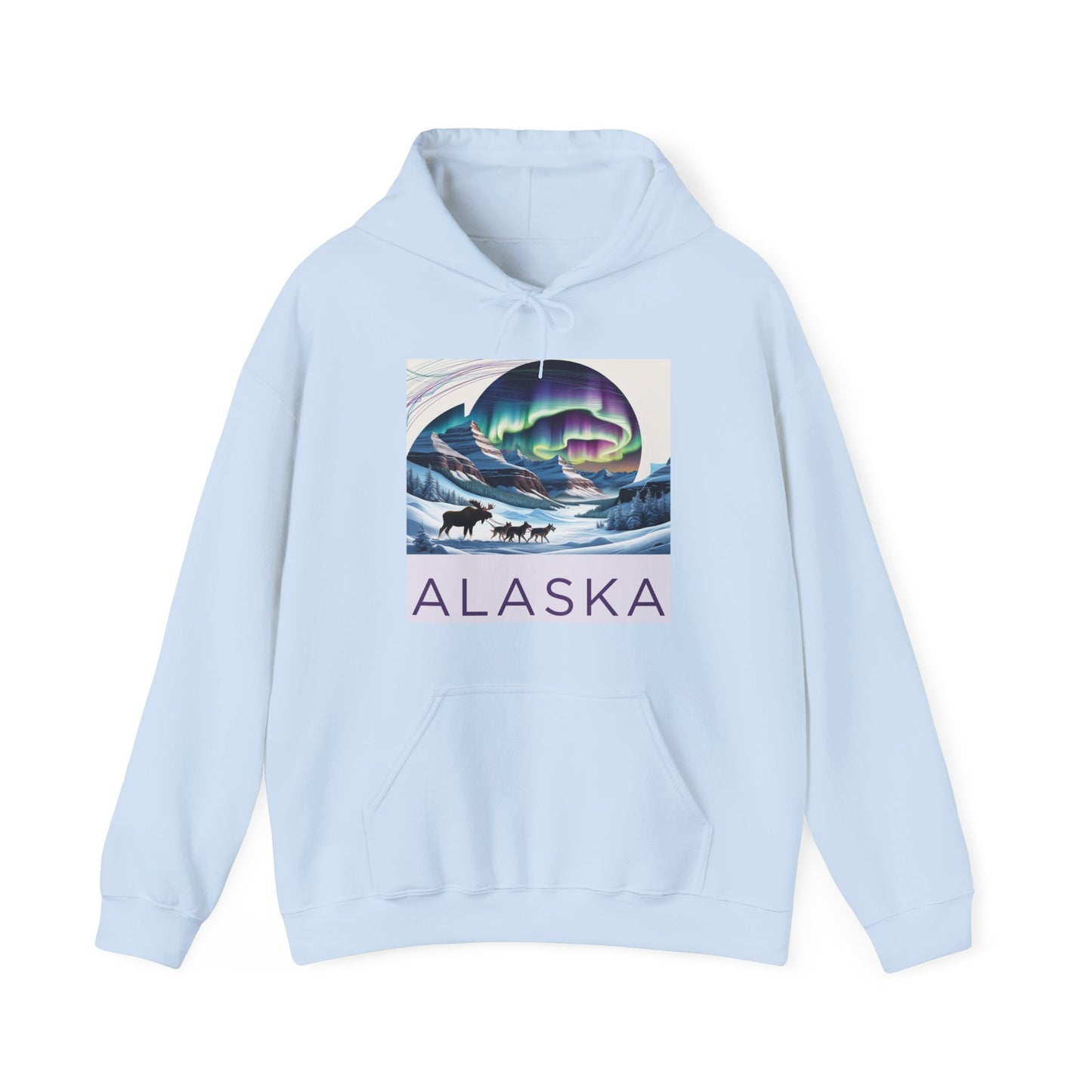 Alaska Northern Lights Unisex Hooded Sweatshirt
