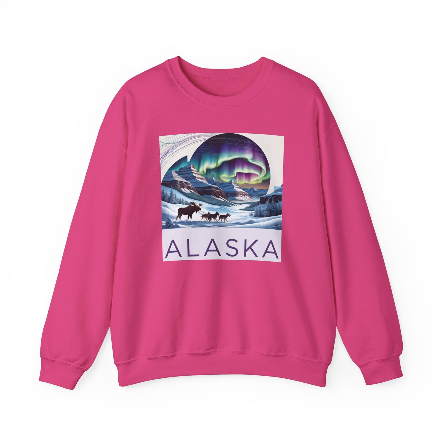 Alaska Aurora Crewneck Sweatshirt