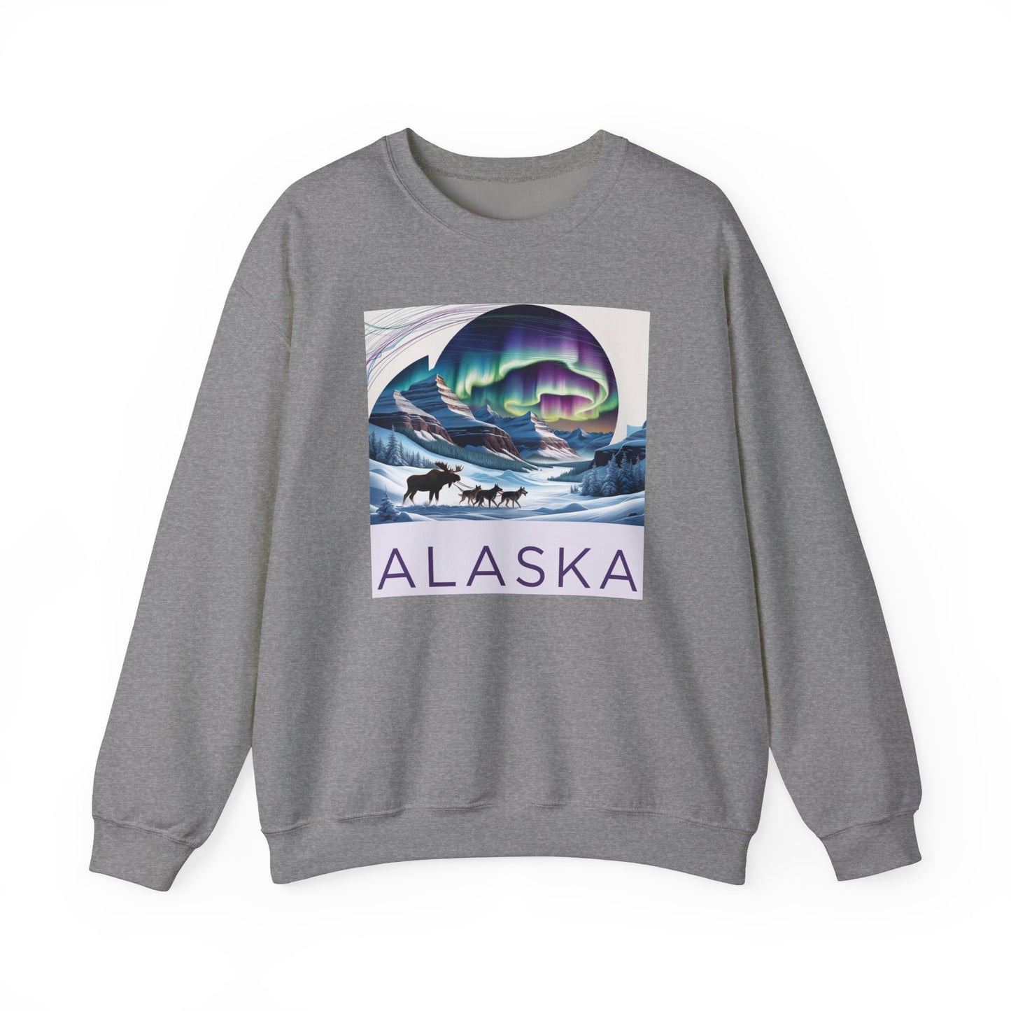 Alaska Aurora Crewneck Sweatshirt