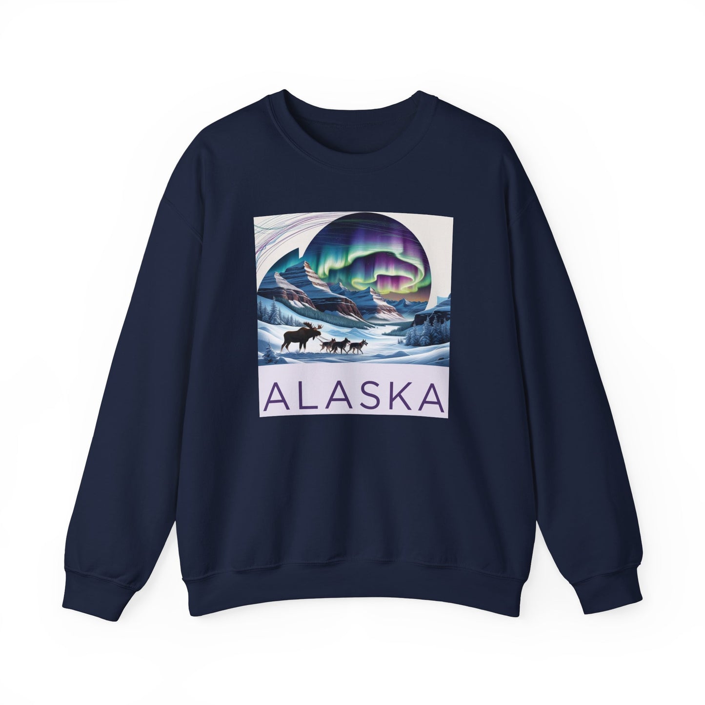 Alaska Aurora Crewneck Sweatshirt
