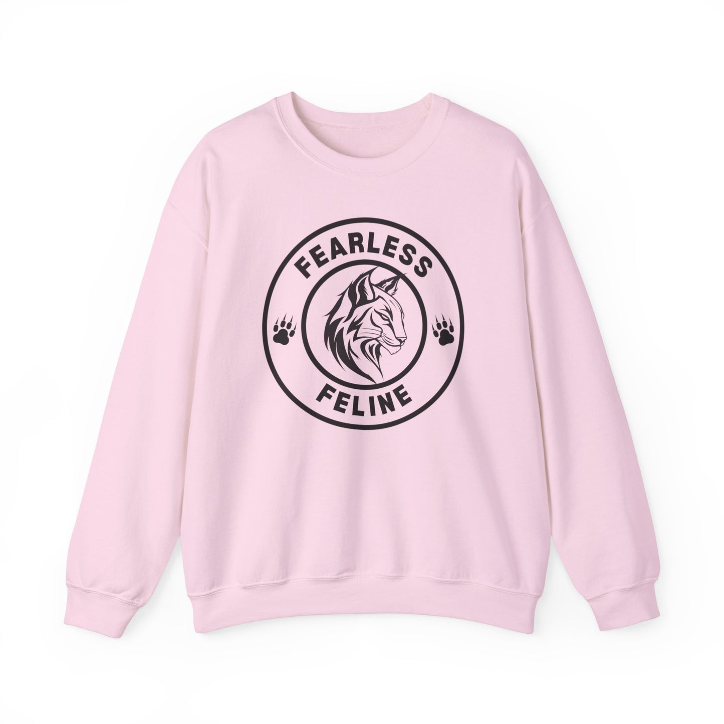 Fearless Feline Heavy Blend™ Crewneck Sweatshirt