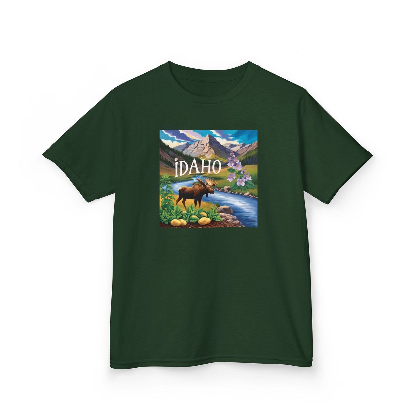 Idaho Nature Kids Heavy Cotton™ Tee - Fun Outdoor Adventure Design