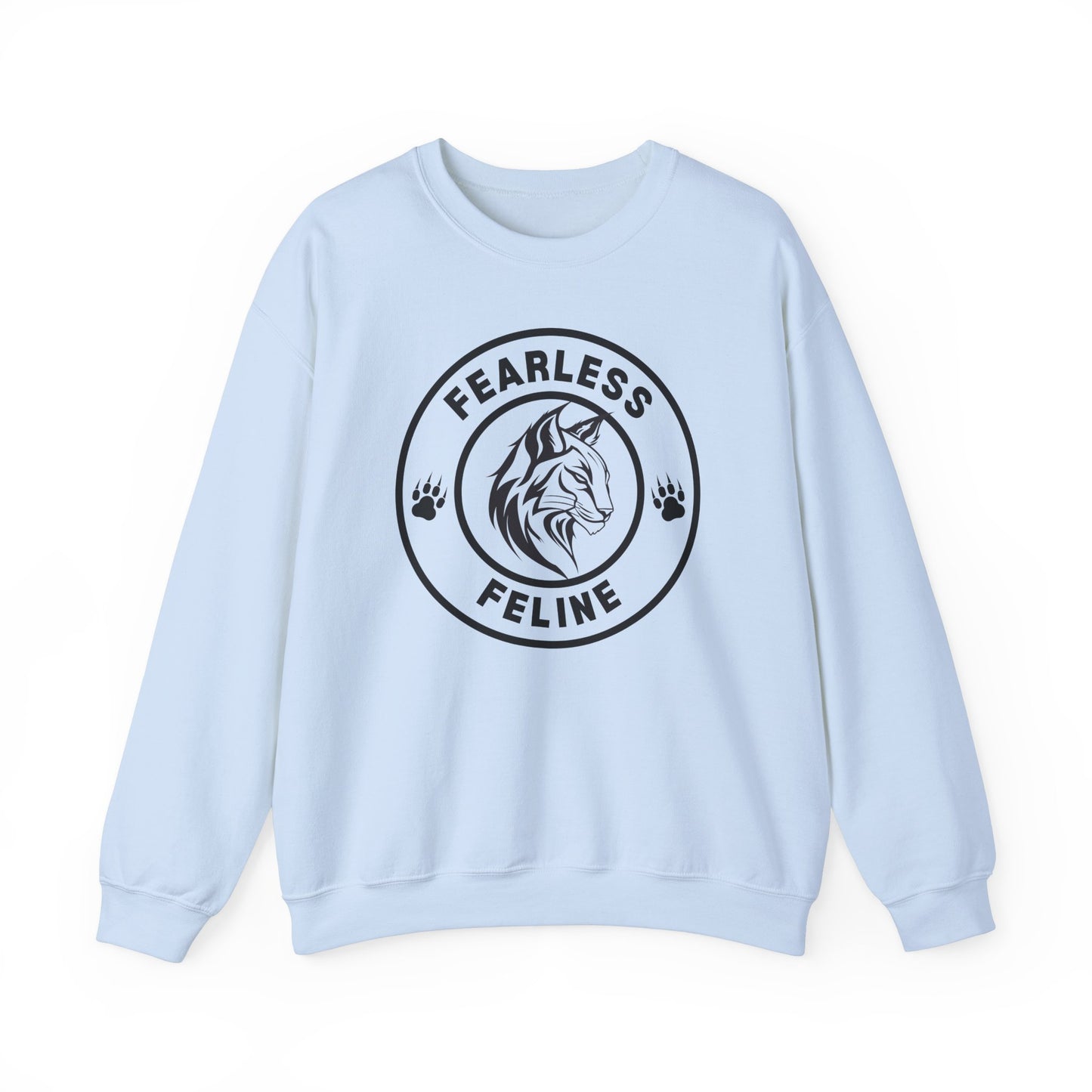 Fearless Feline Heavy Blend™ Crewneck Sweatshirt