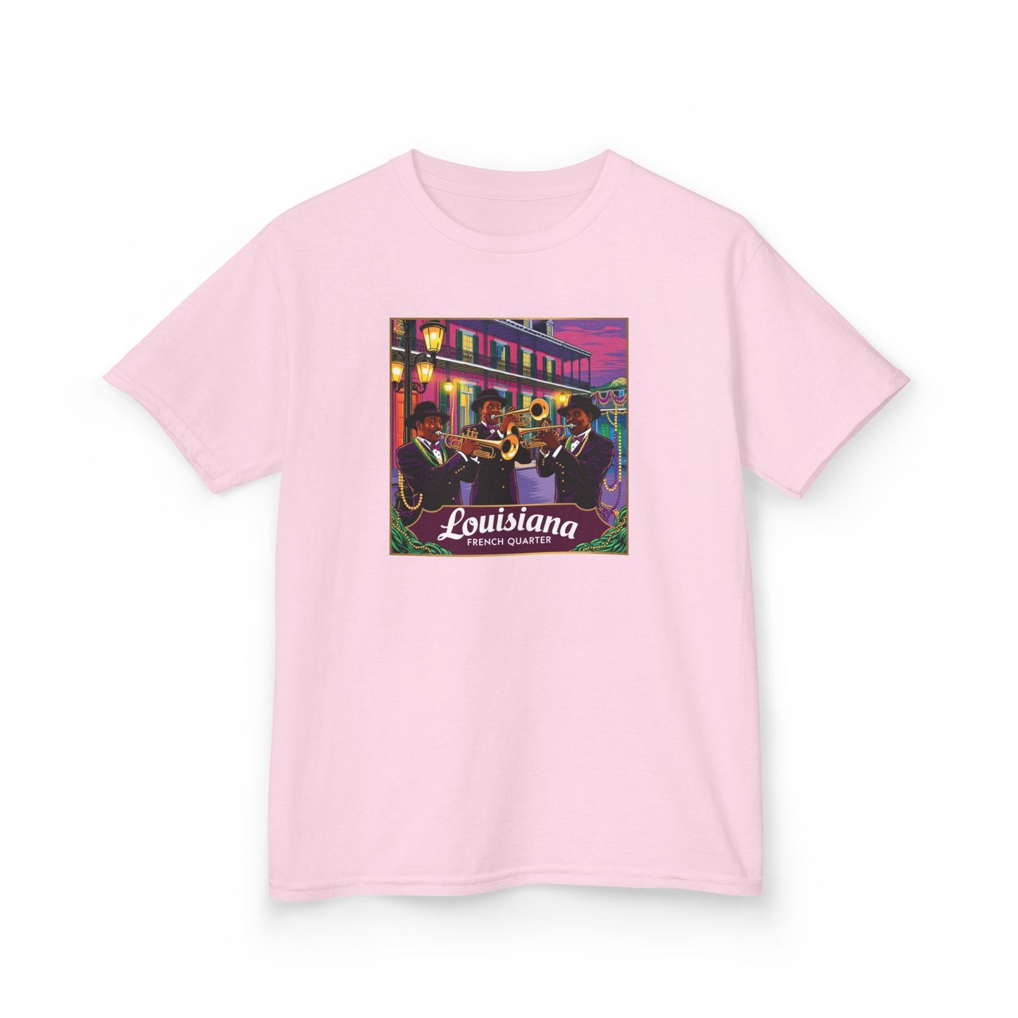 Cool Louisiana Graphic Kids Tee - Fun and Colorful Design for Young Explorers