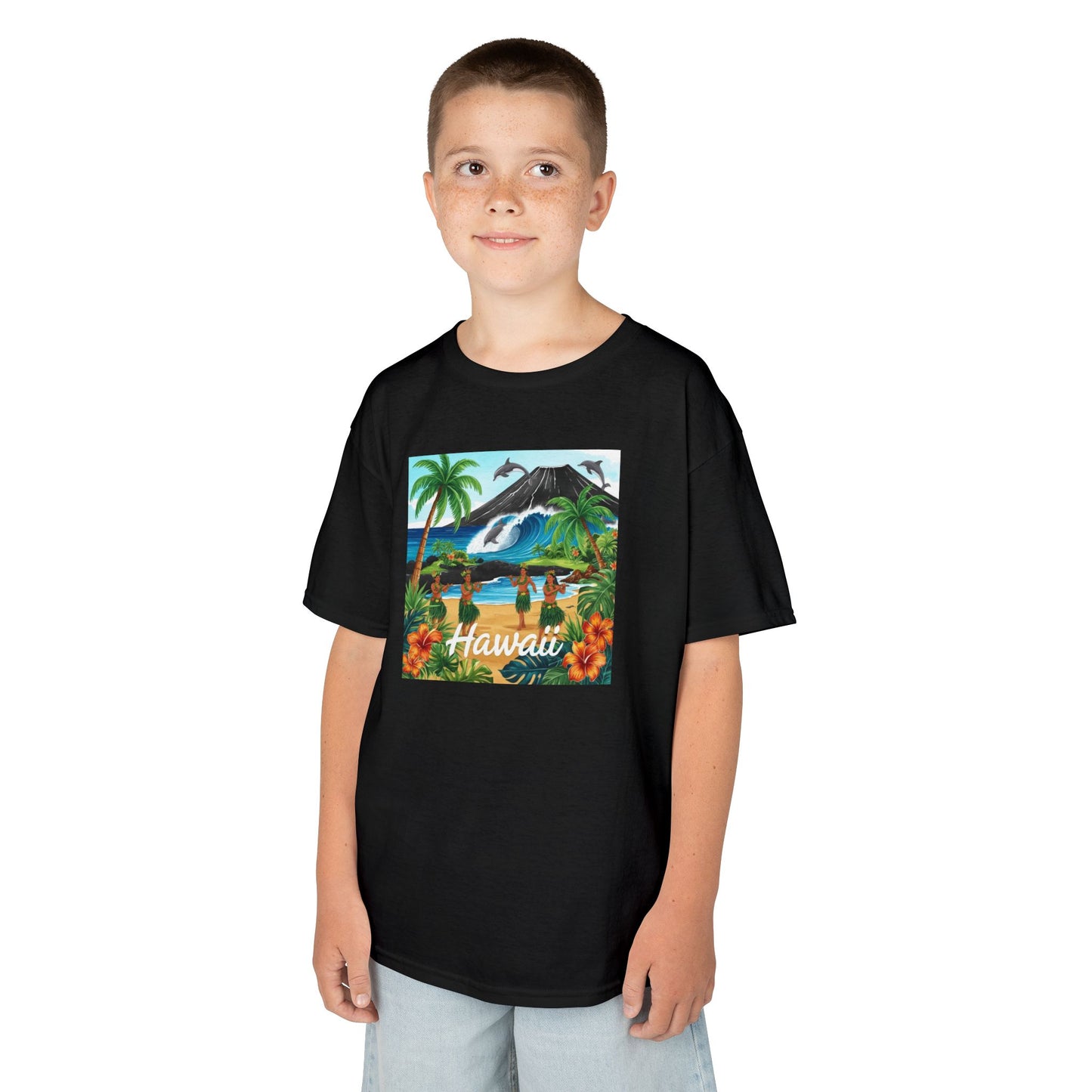 Hawaii Graphic Kids Tee | Tropical Beach Vibes