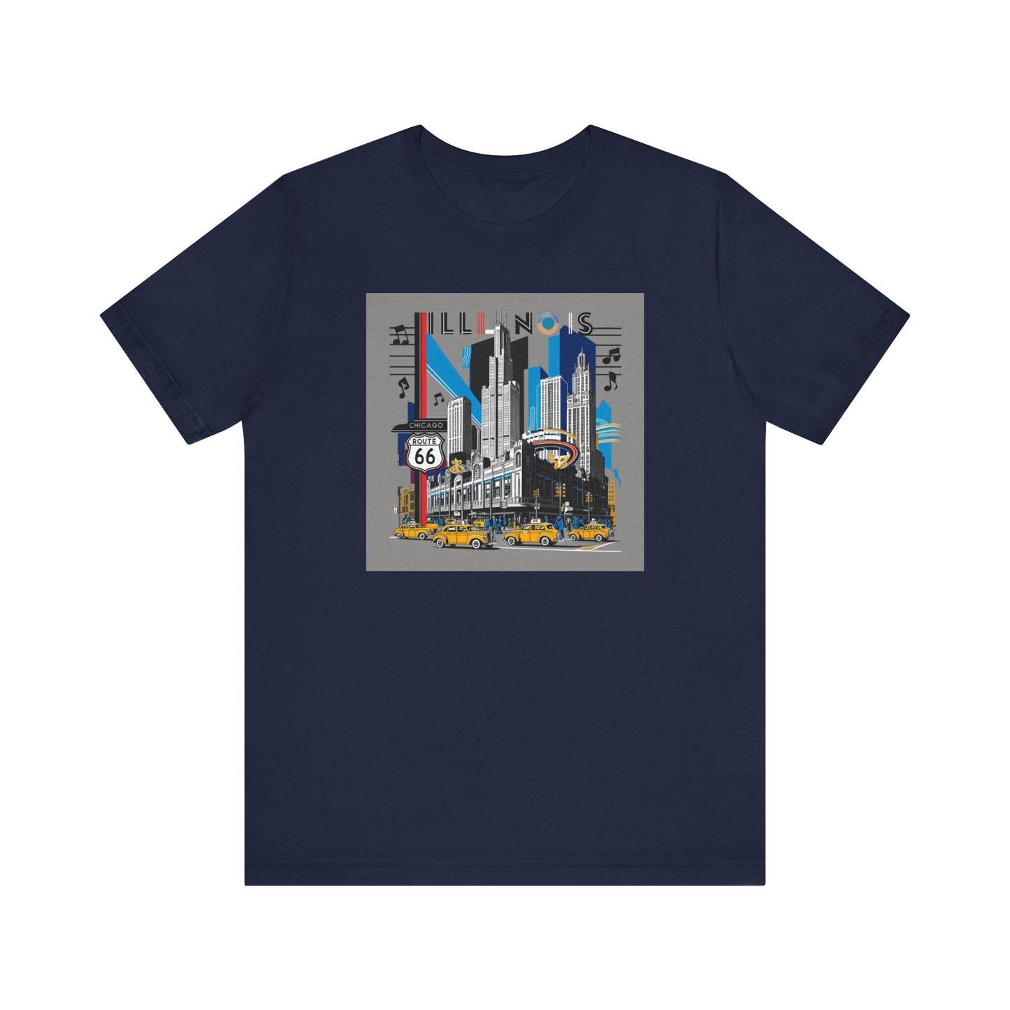 Illinois Vintage Graphic Short Sleeve T-Shirt
