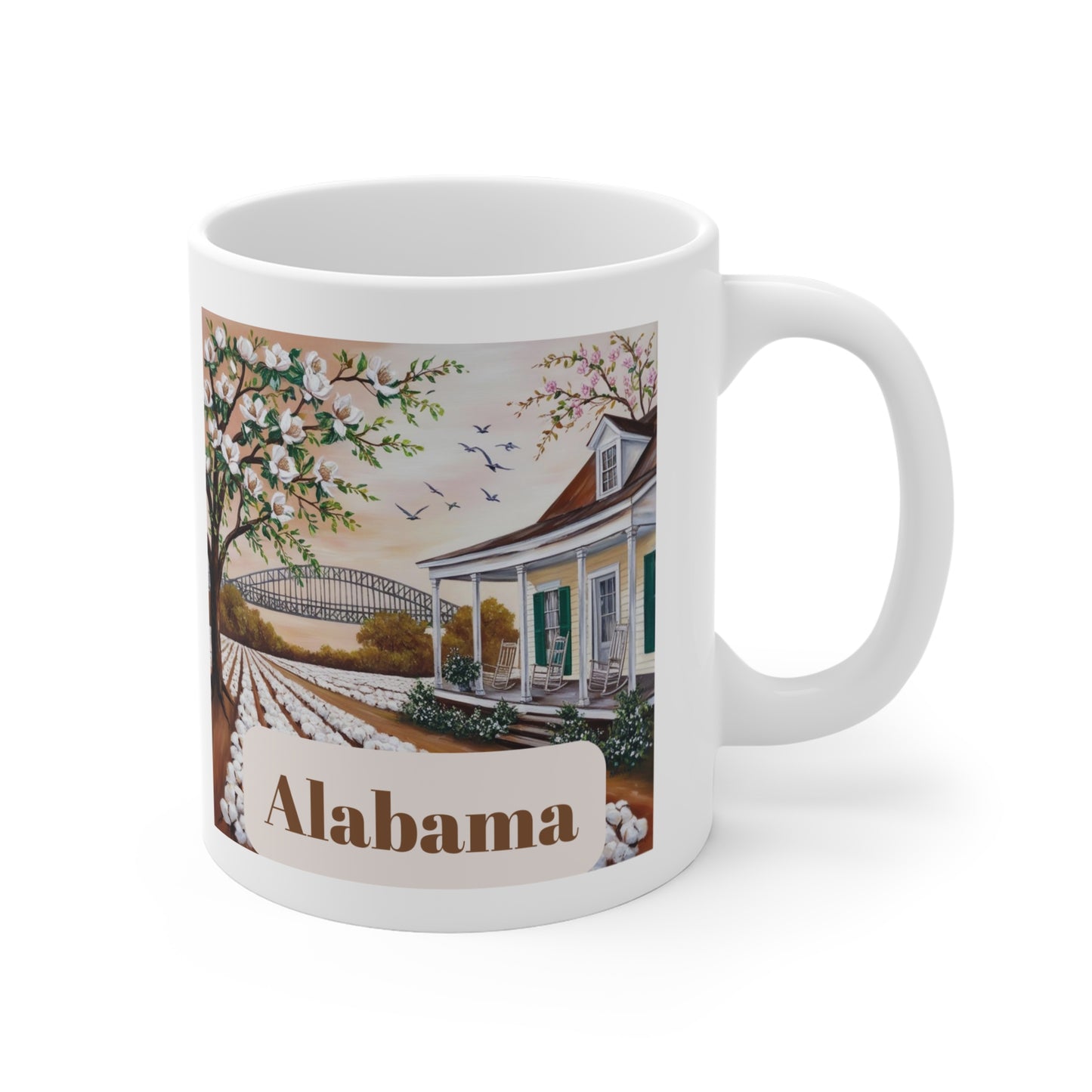Alabama Mug - 11oz Coffee Cup with Scenic Southern Charm