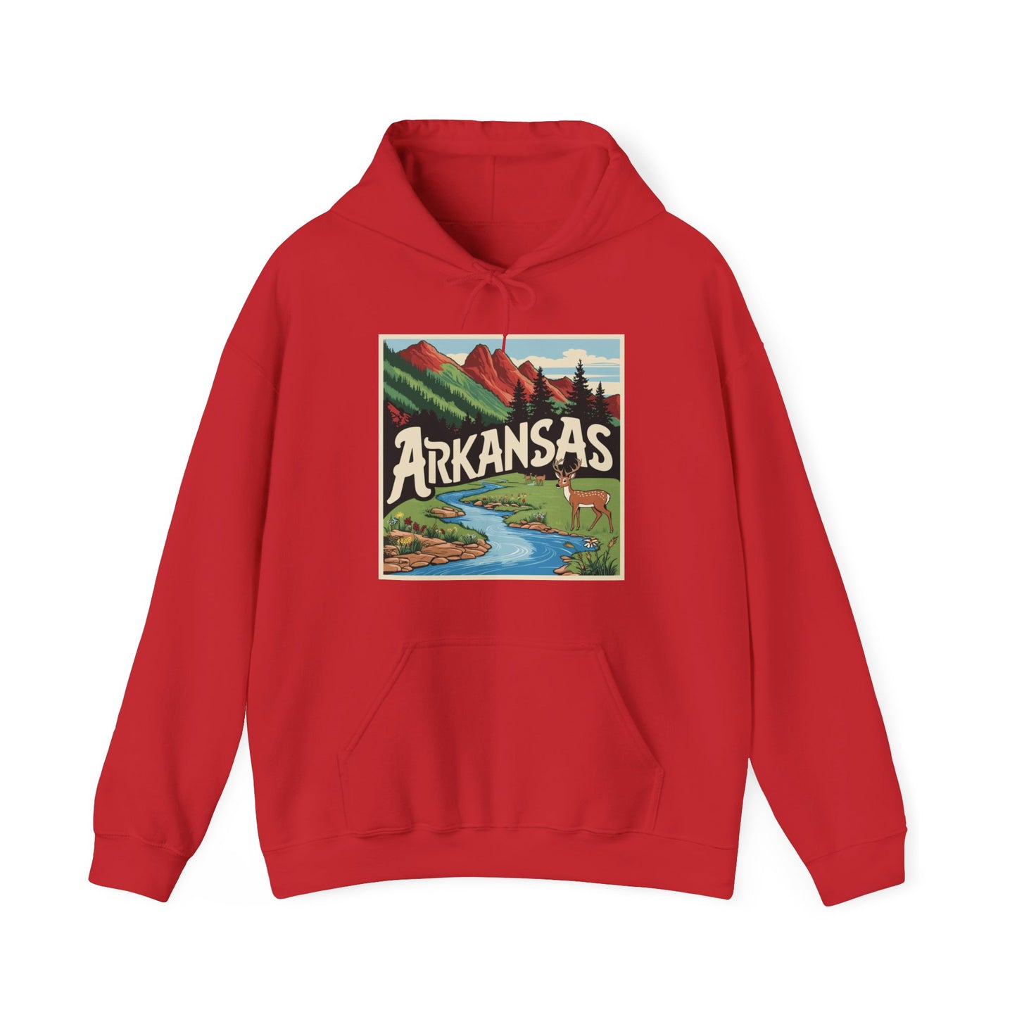 Explore Arkansas Unisex Heavy Blend™ Hoodie - Nature-Inspired Adventure Sweatshirt