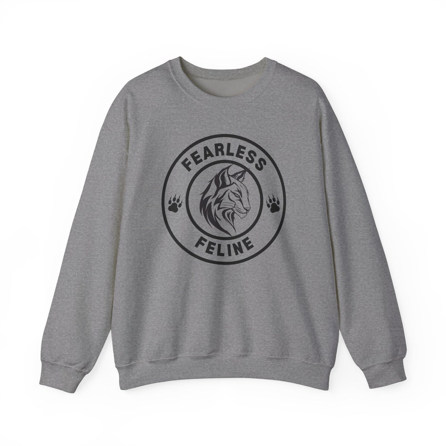Fearless Feline Heavy Blend™ Crewneck Sweatshirt