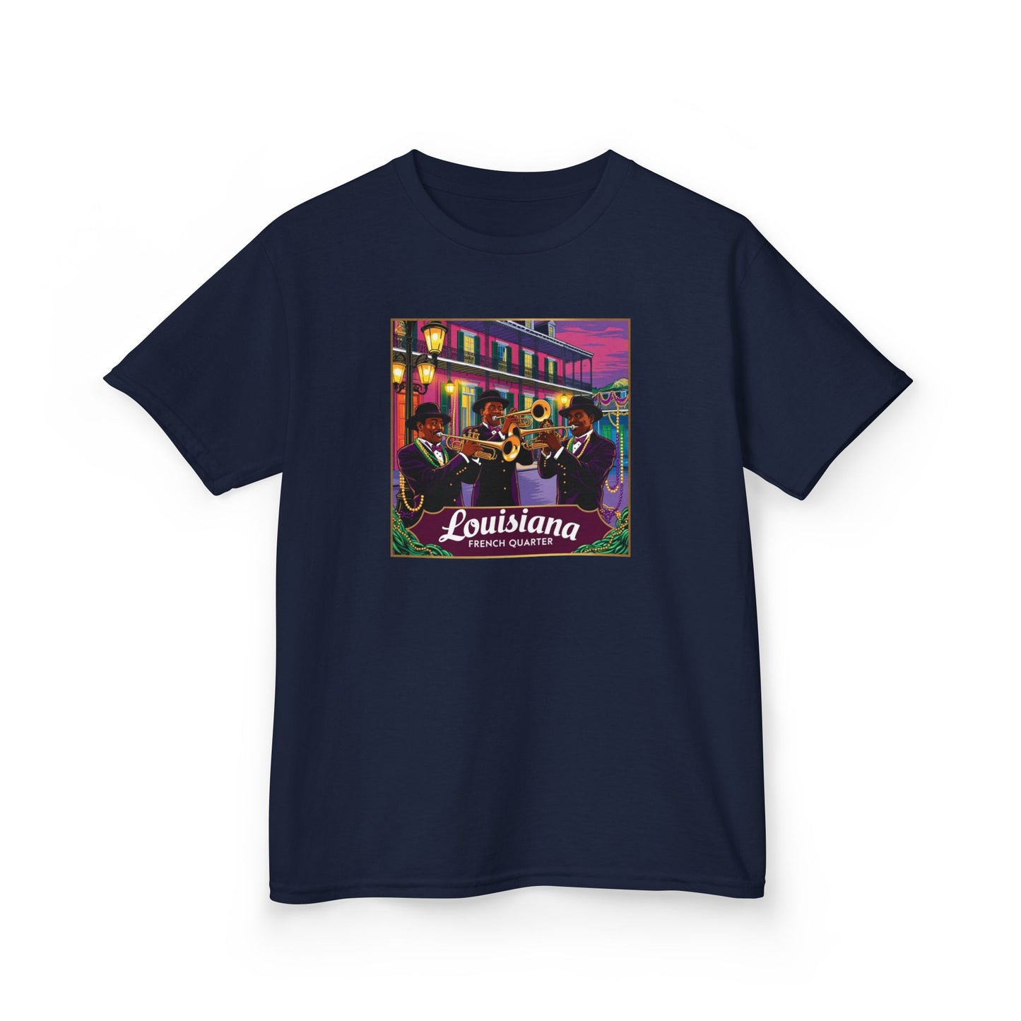 Cool Louisiana Graphic Kids Tee - Fun and Colorful Design for Young Explorers