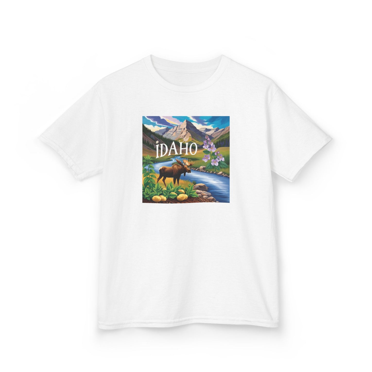 Idaho Nature Kids Heavy Cotton™ Tee - Fun Outdoor Adventure Design