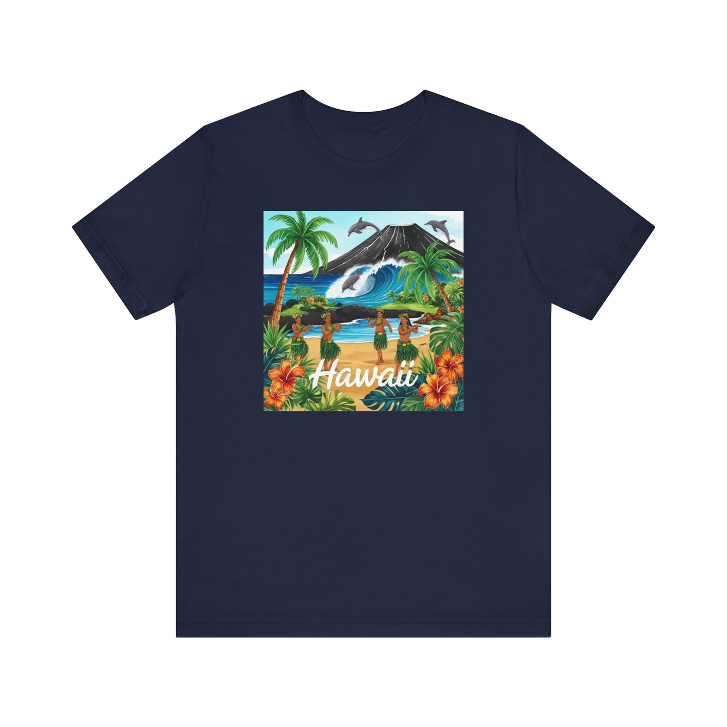 Hawaii Beach Vibes Unisex T-Shirt - Tropical Island Graphic Tee