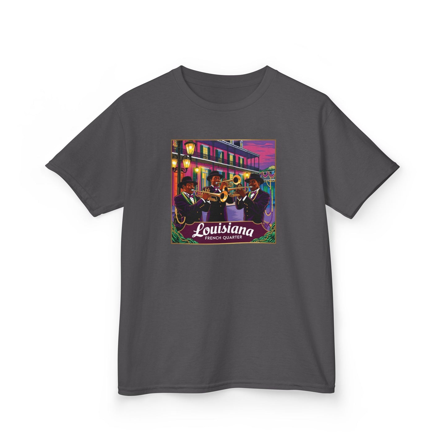 Cool Louisiana Graphic Kids Tee - Fun and Colorful Design for Young Explorers