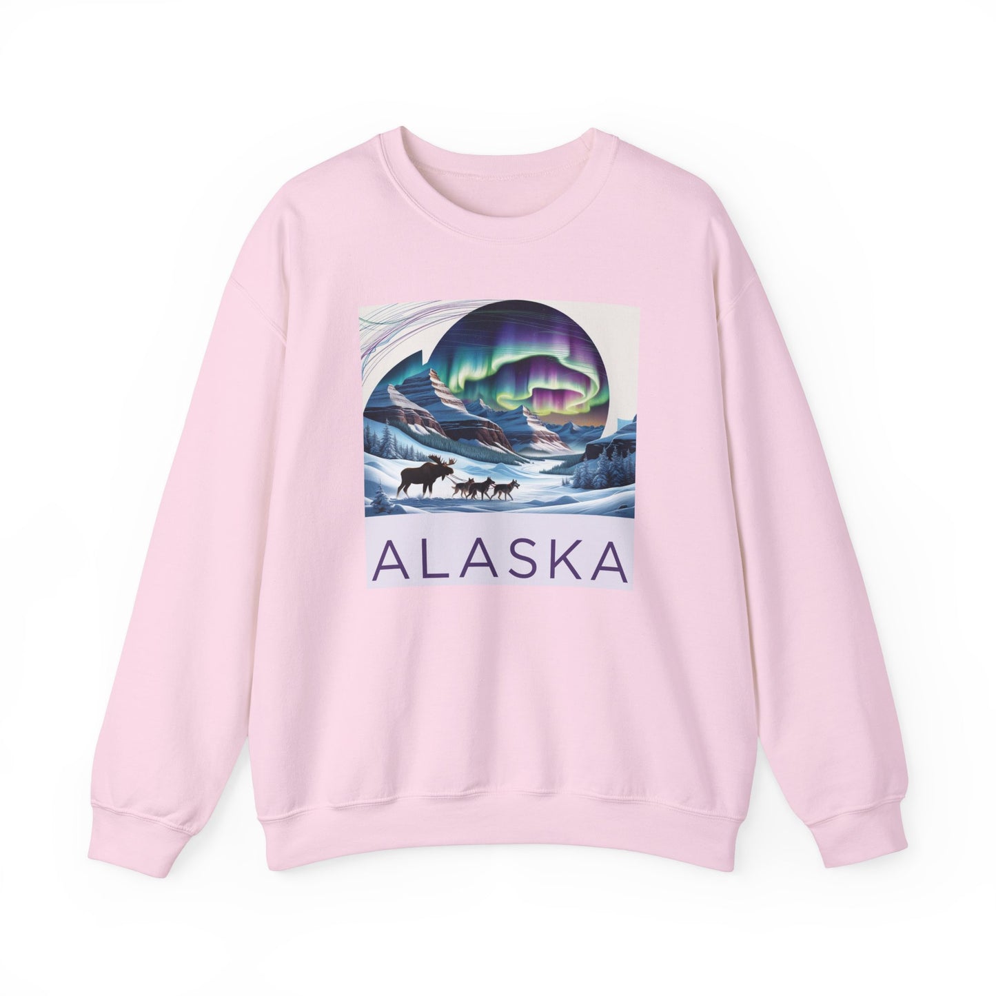 Alaska Aurora Crewneck Sweatshirt