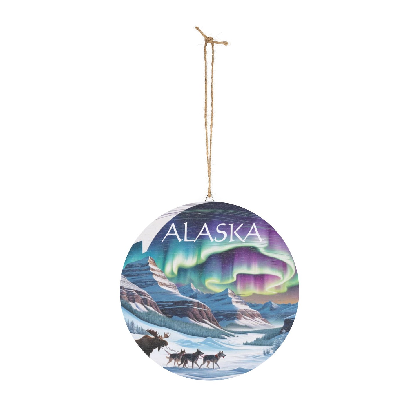 Alaska Themed Wood Sign | Rustic Home Decor for Nature Lovers
