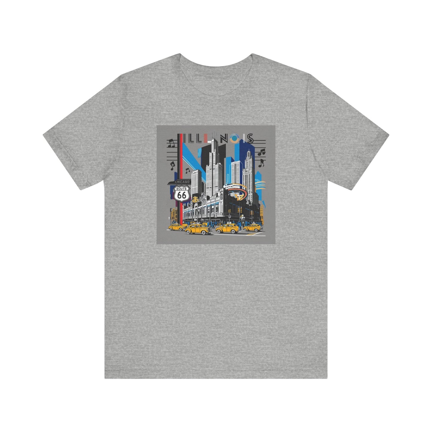 Illinois Vintage Graphic Short Sleeve T-Shirt
