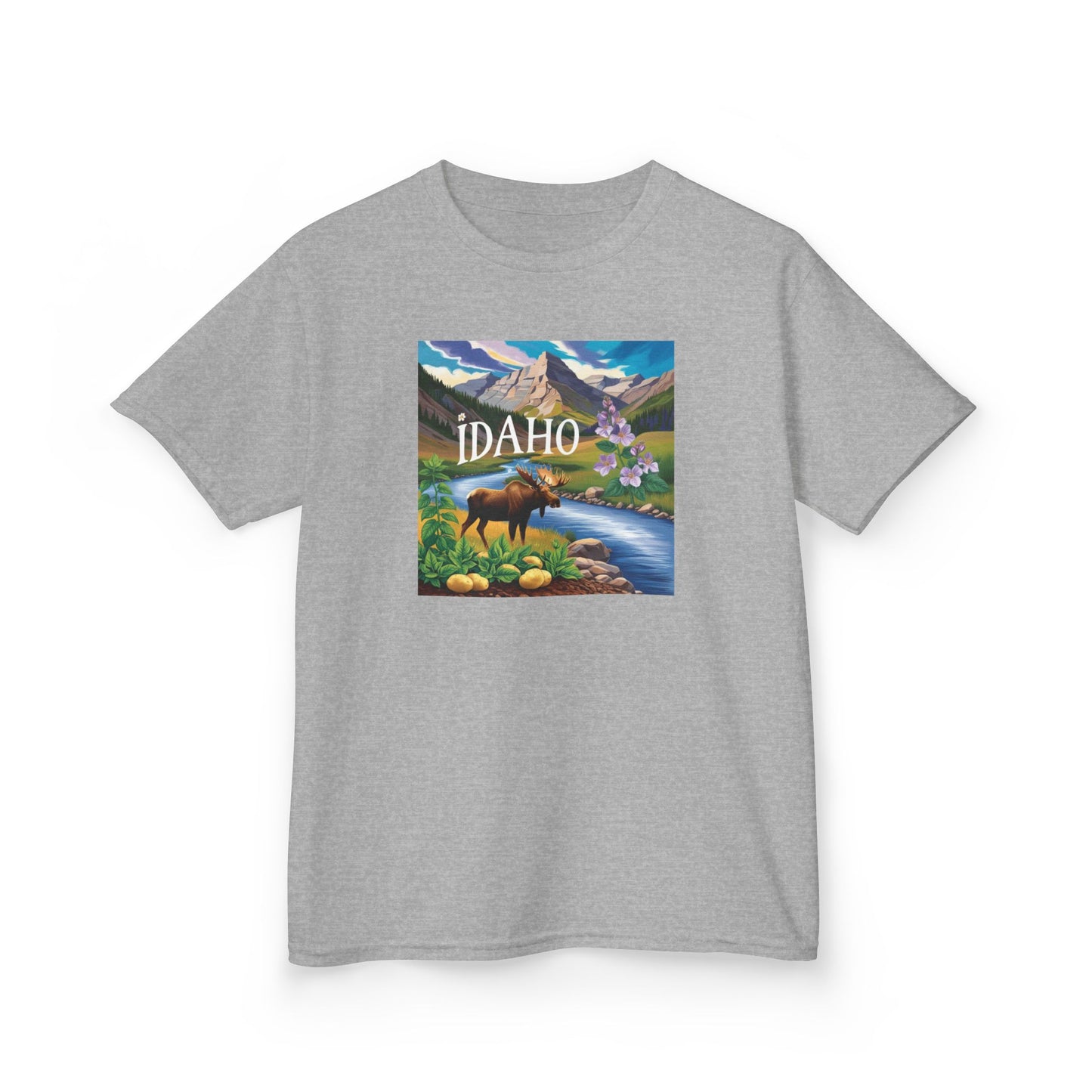 Idaho Nature Kids Heavy Cotton™ Tee - Fun Outdoor Adventure Design