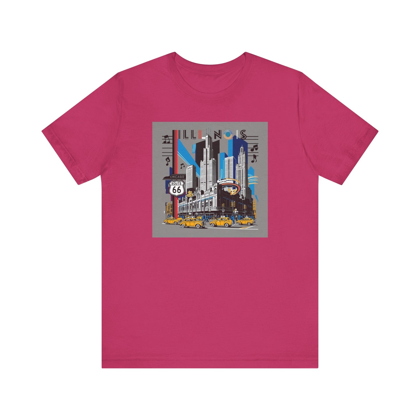 Illinois Vintage Graphic Short Sleeve T-Shirt