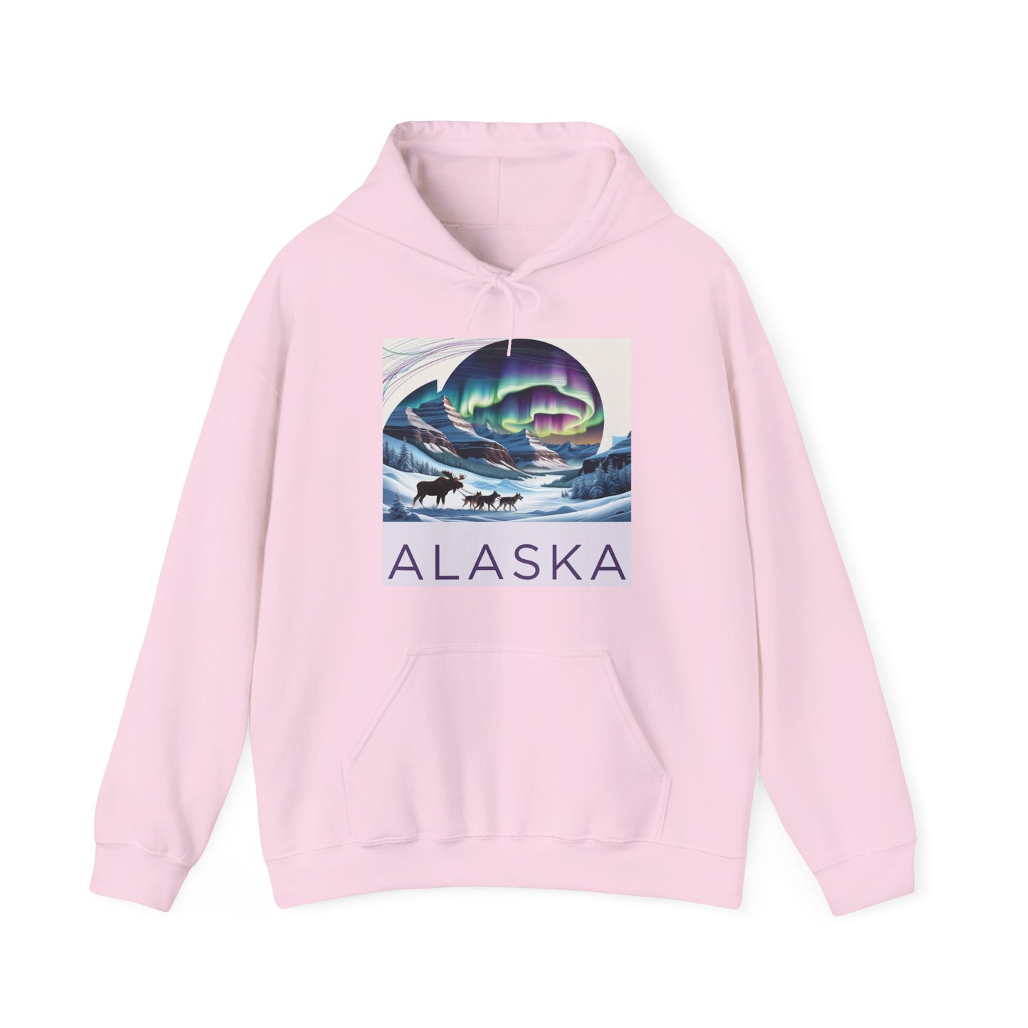 Alaska Northern Lights Unisex Hooded Sweatshirt
