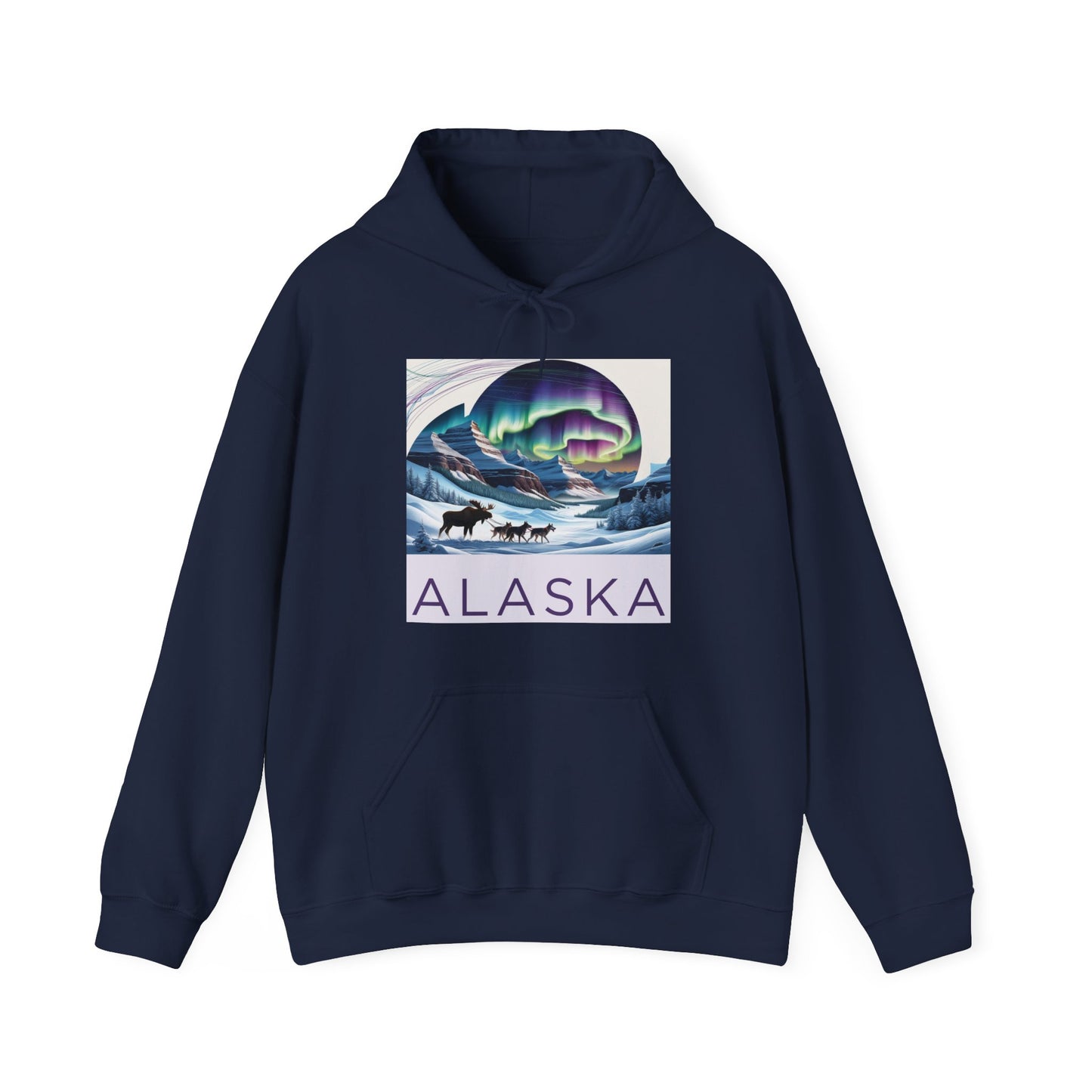 Alaska Northern Lights Unisex Hooded Sweatshirt
