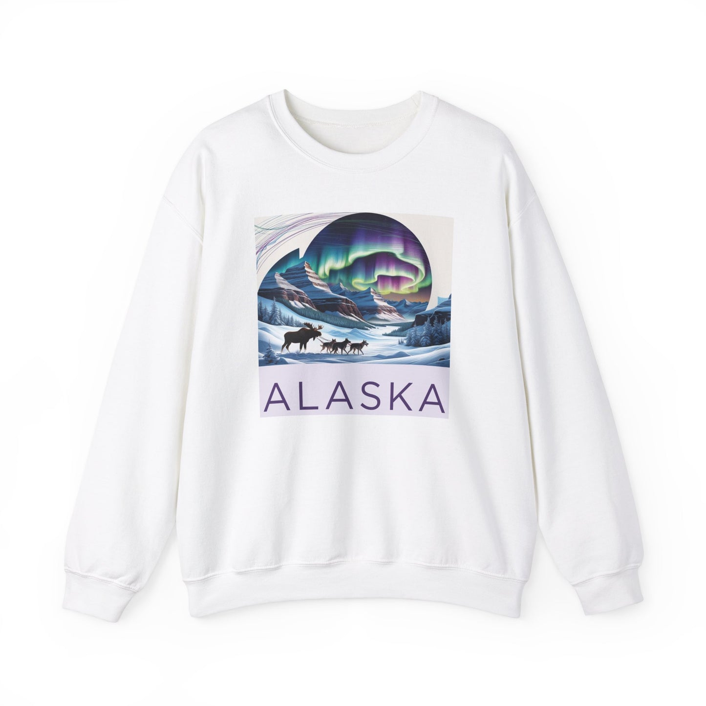 Alaska Aurora Crewneck Sweatshirt