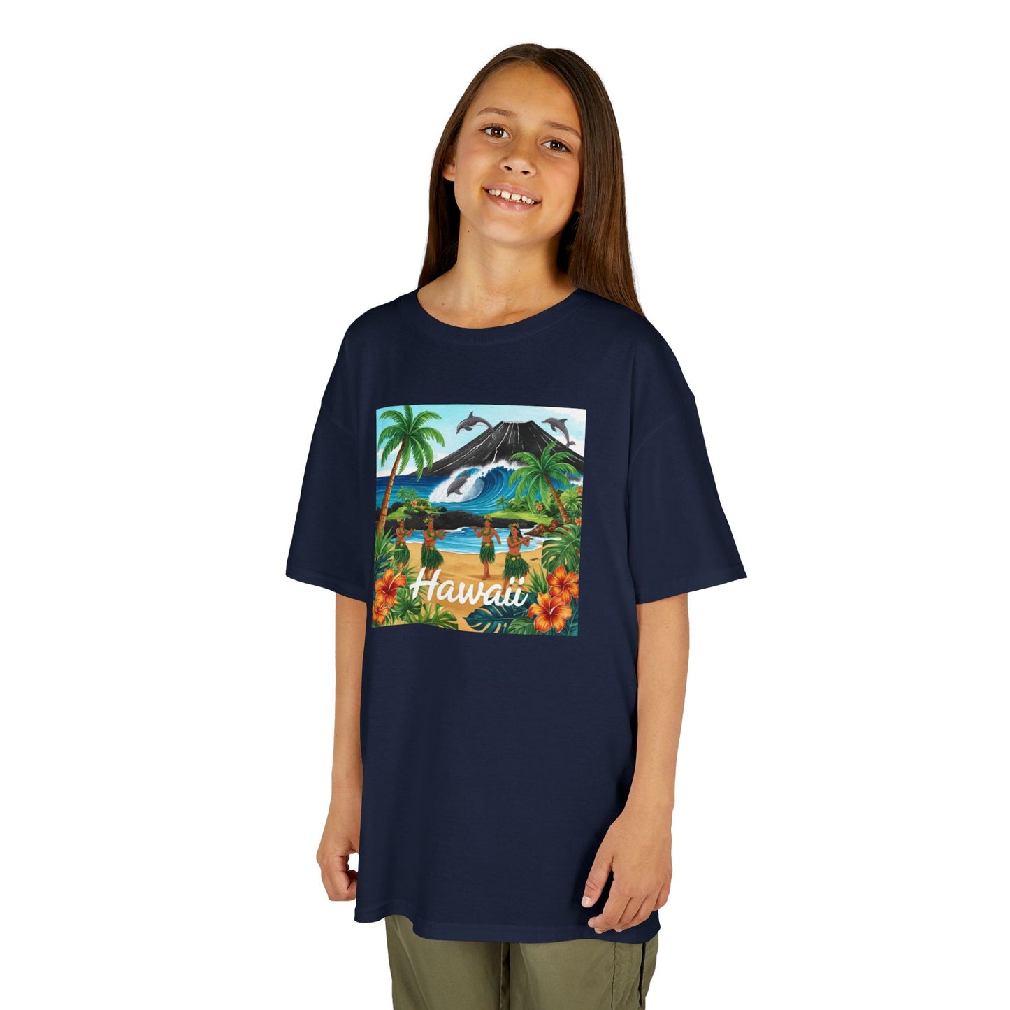 Hawaii Graphic Kids Tee | Tropical Beach Vibes