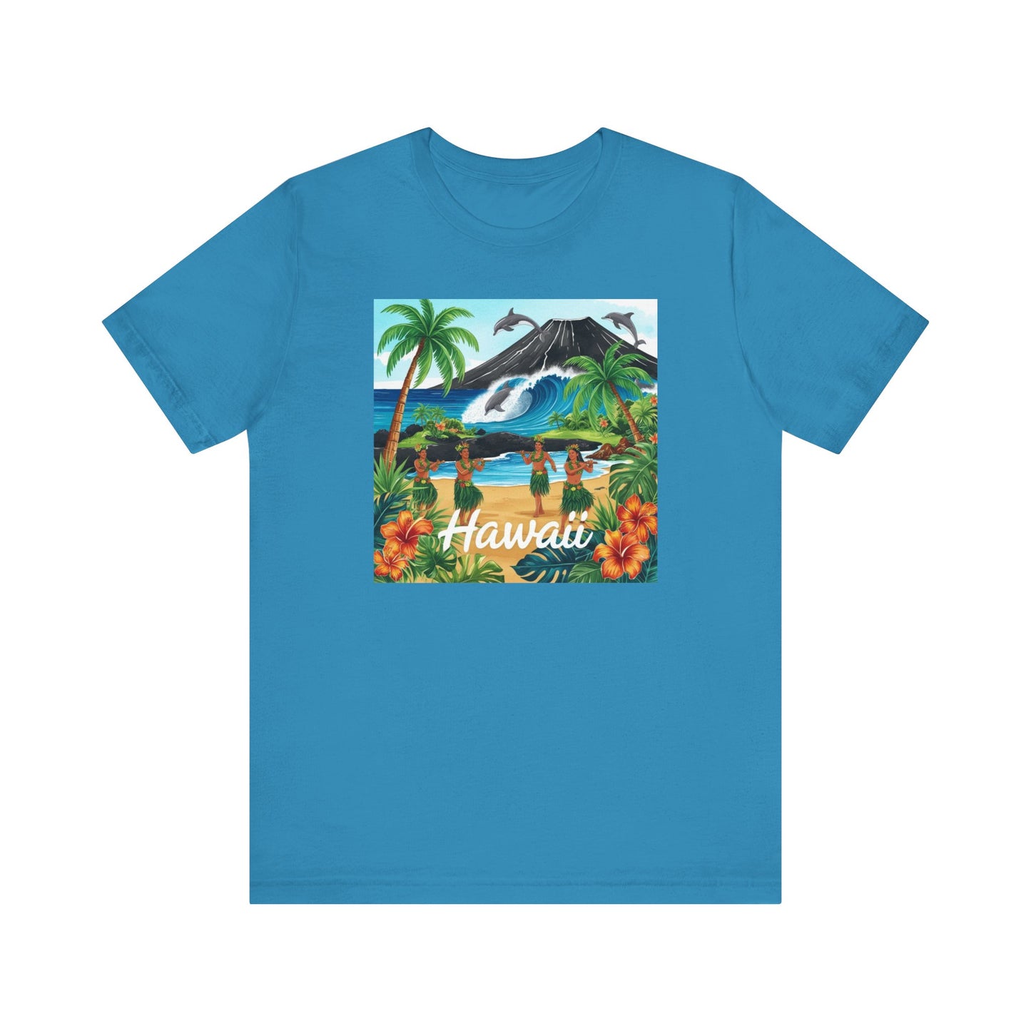 Hawaii Beach Vibes Unisex T-Shirt - Tropical Island Graphic Tee