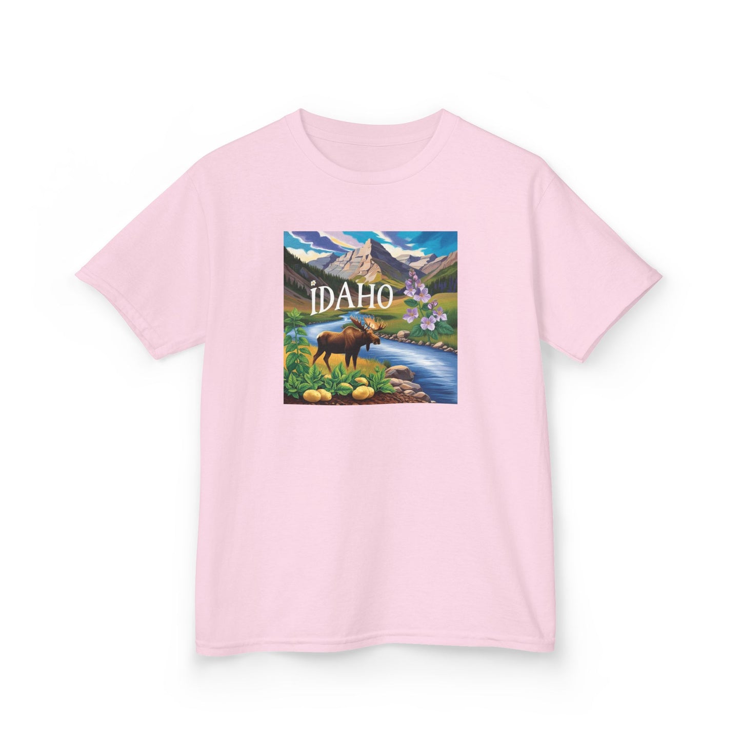 Idaho Nature Kids Heavy Cotton™ Tee - Fun Outdoor Adventure Design