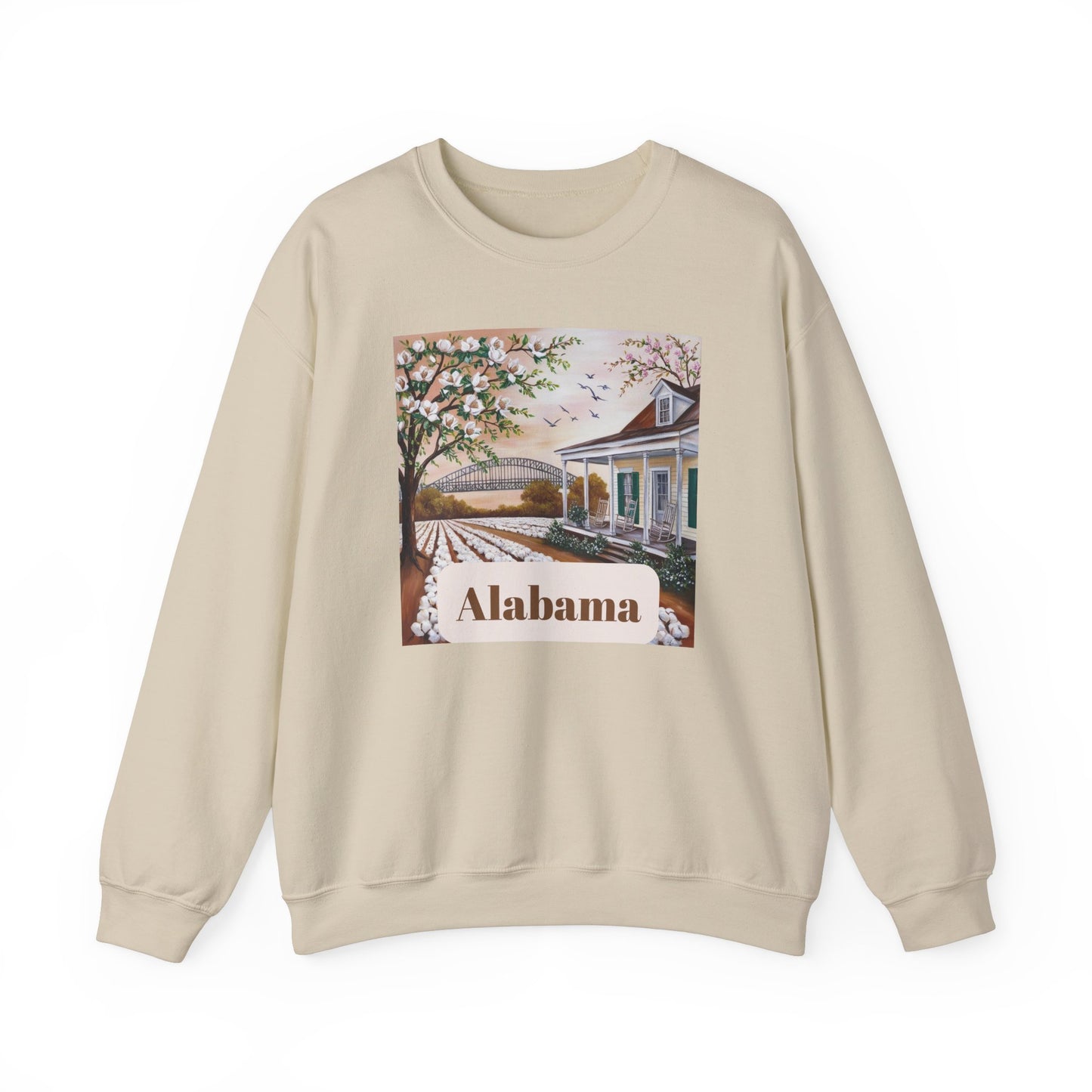 Alabama Vintage Scene Crewneck Sweatshirt