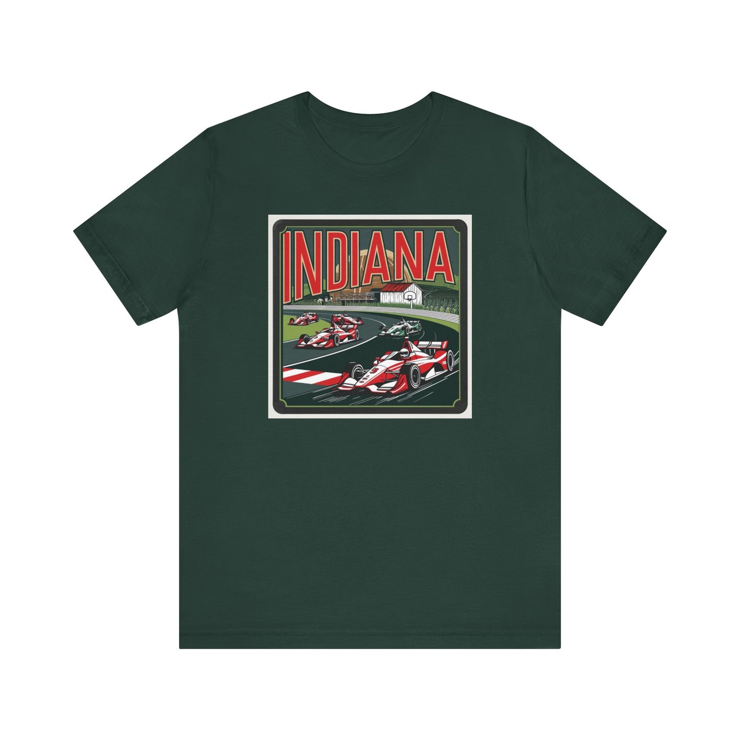 Indiana Racing Unisex Jersey Tee - Vintage Motorsport Shirt