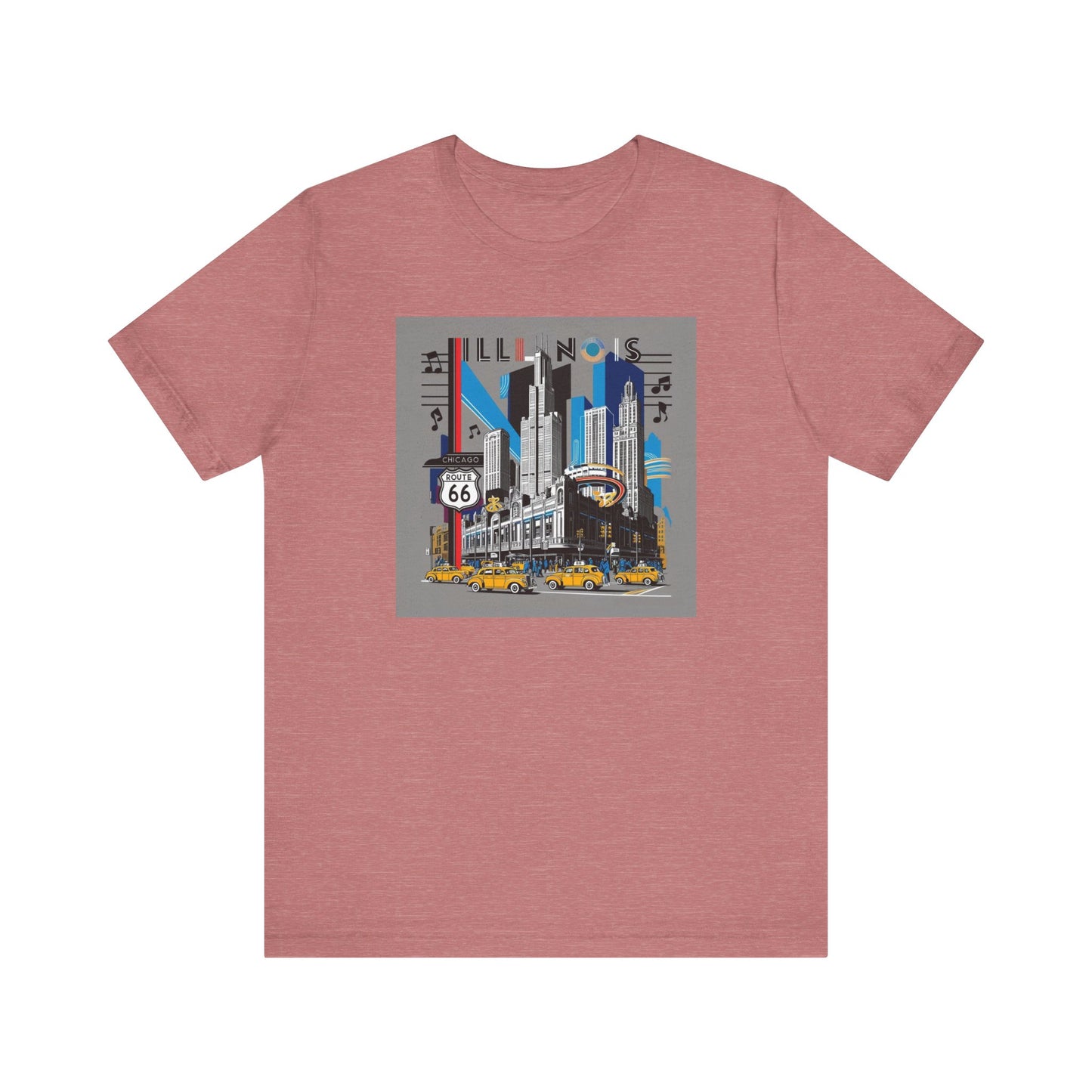 Illinois Vintage Graphic Short Sleeve T-Shirt