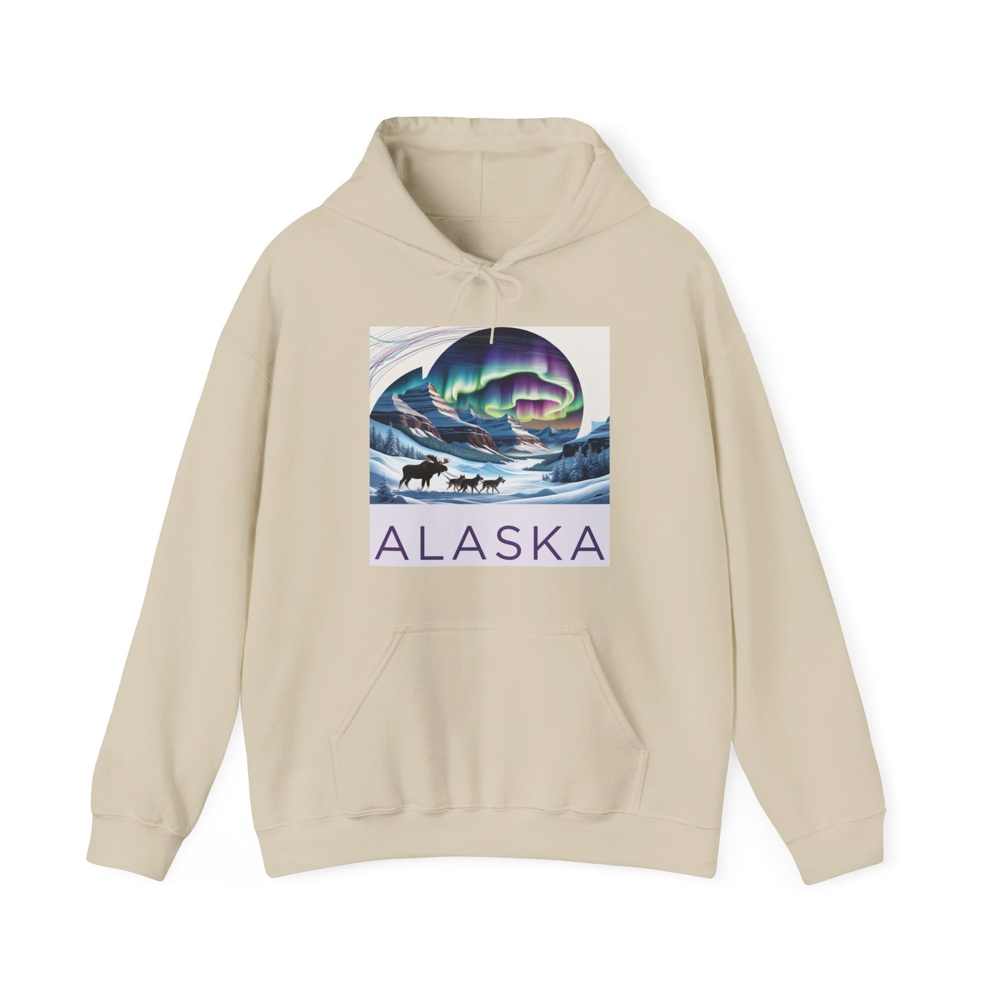 Alaska Northern Lights Unisex Hooded Sweatshirt