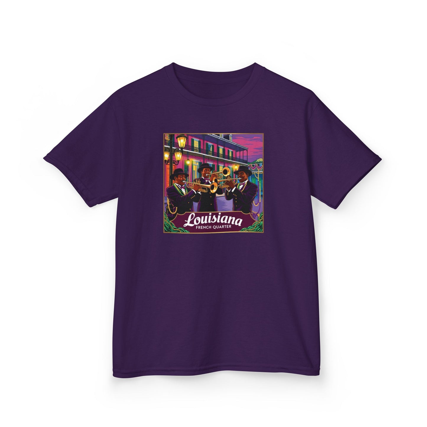 Cool Louisiana Graphic Kids Tee - Fun and Colorful Design for Young Explorers