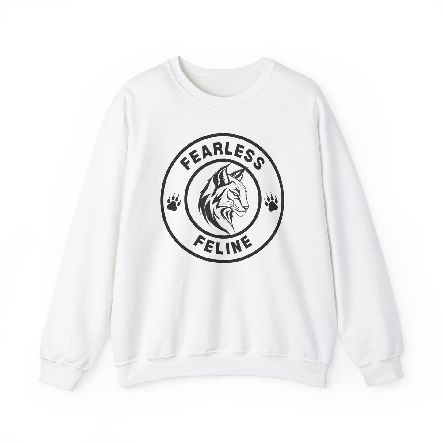 Fearless Feline Heavy Blend™ Crewneck Sweatshirt
