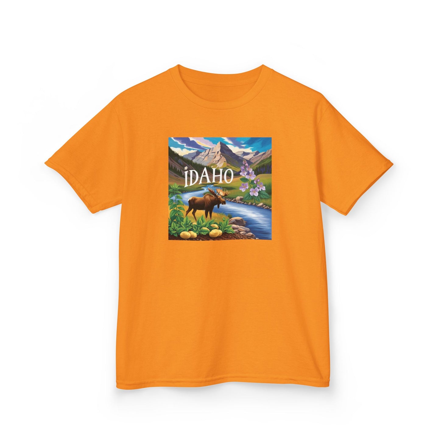 Idaho Nature Kids Heavy Cotton™ Tee - Fun Outdoor Adventure Design