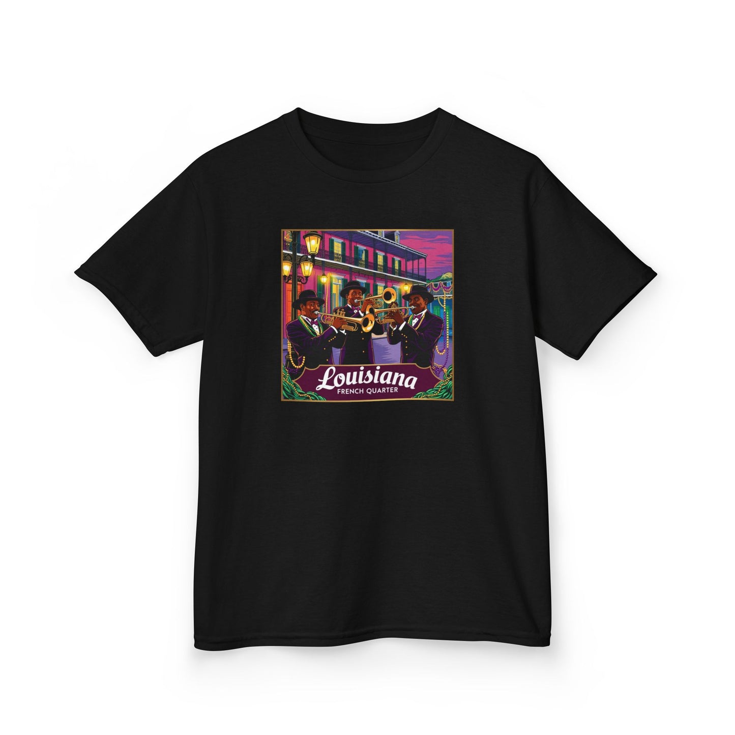 Cool Louisiana Graphic Kids Tee - Fun and Colorful Design for Young Explorers
