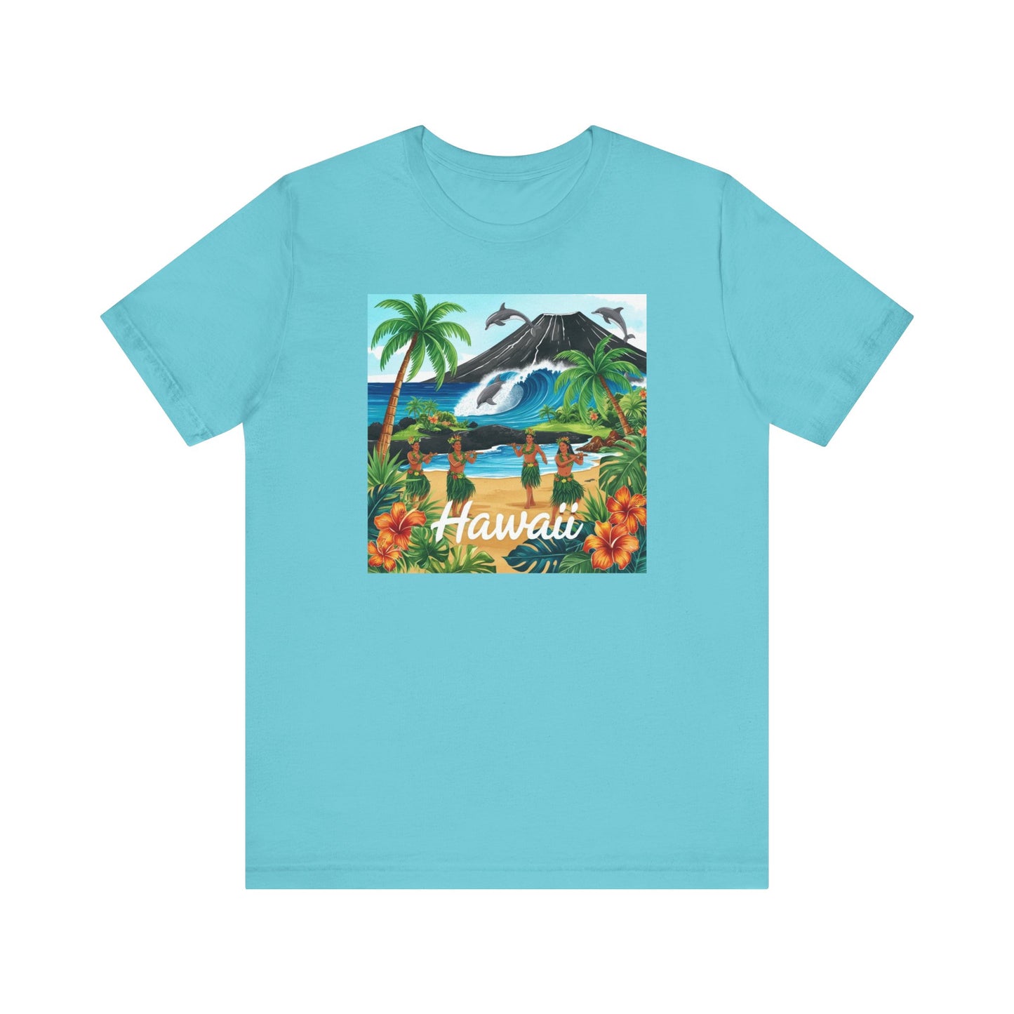 Hawaii Beach Vibes Unisex T-Shirt - Tropical Island Graphic Tee