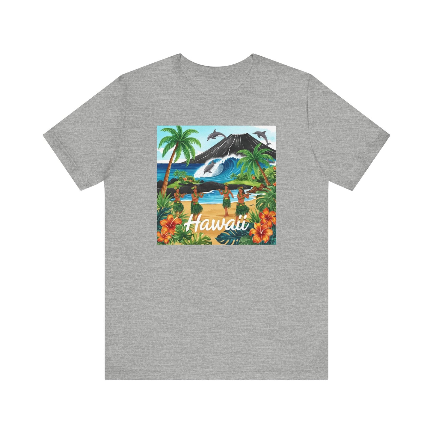 Hawaii Beach Vibes Unisex T-Shirt - Tropical Island Graphic Tee