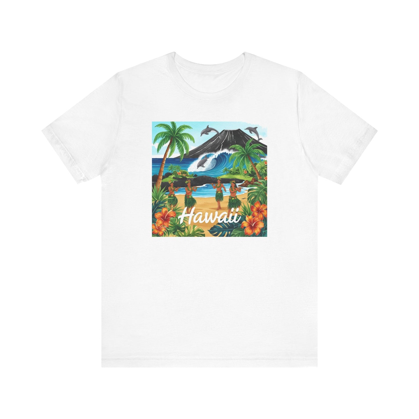 Hawaii Beach Vibes Unisex T-Shirt - Tropical Island Graphic Tee