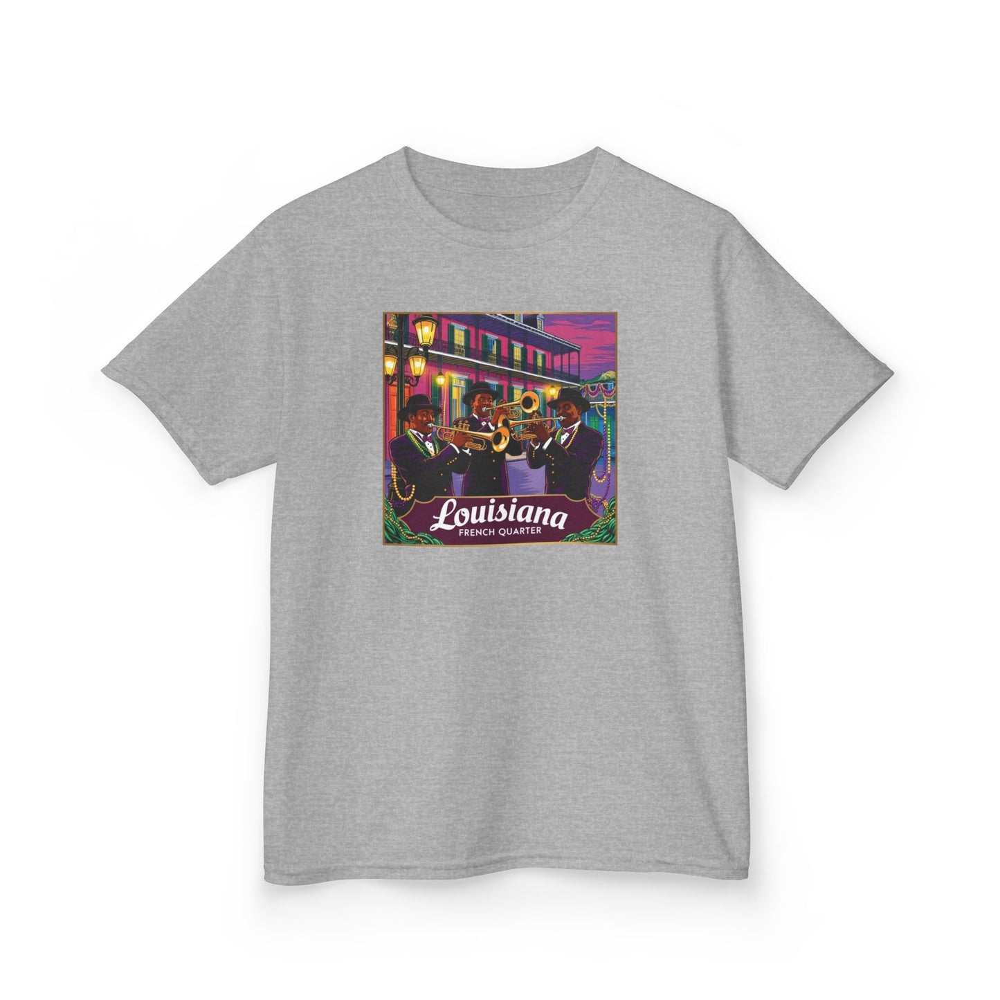 Cool Louisiana Graphic Kids Tee - Fun and Colorful Design for Young Explorers