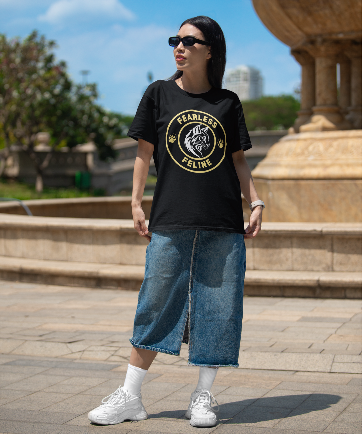 Fearless Feline Short Sleeve Tee