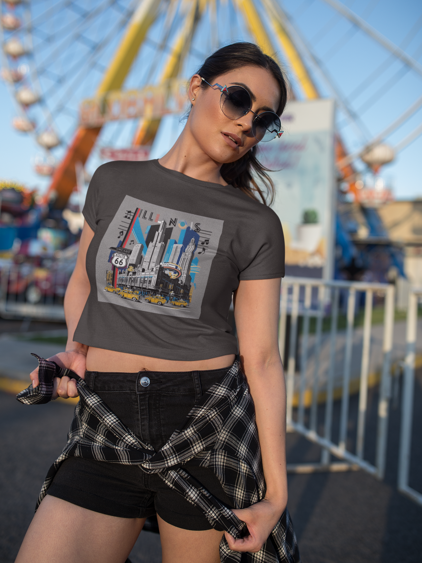 Illinois Vintage Graphic Short Sleeve T-Shirt