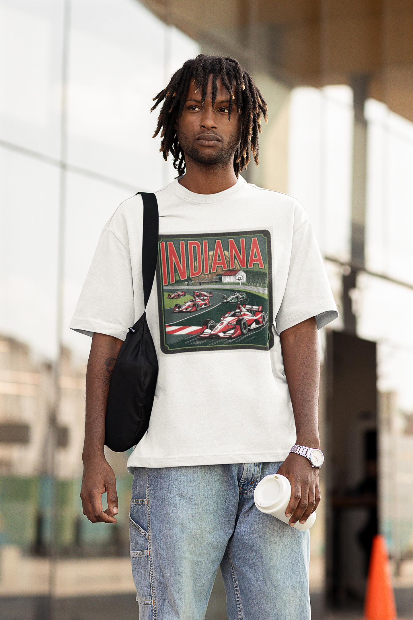Indiana Racing Unisex Jersey Tee - Vintage Motorsport Shirt