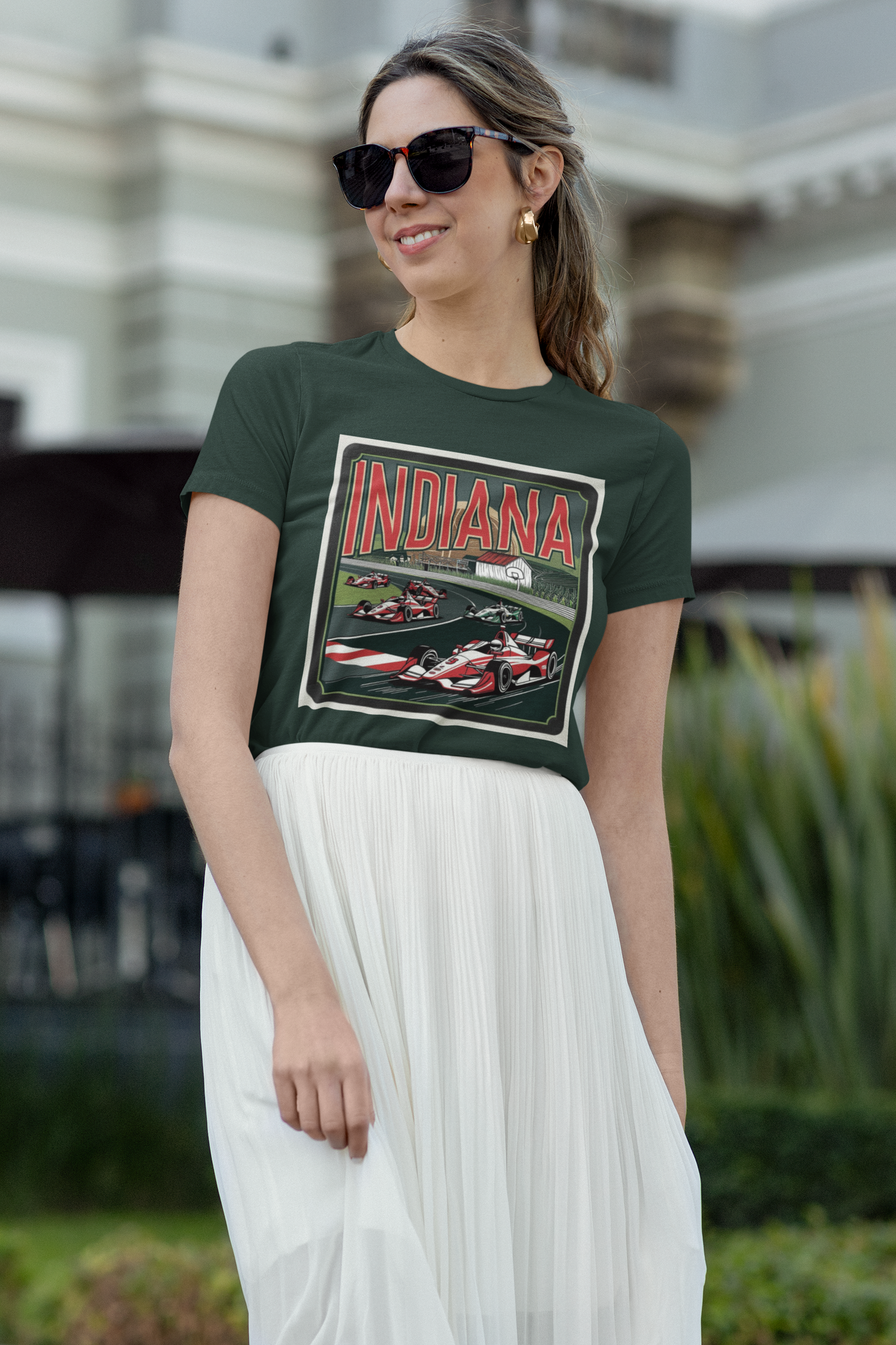 Indiana Racing Unisex Jersey Tee - Vintage Motorsport Shirt