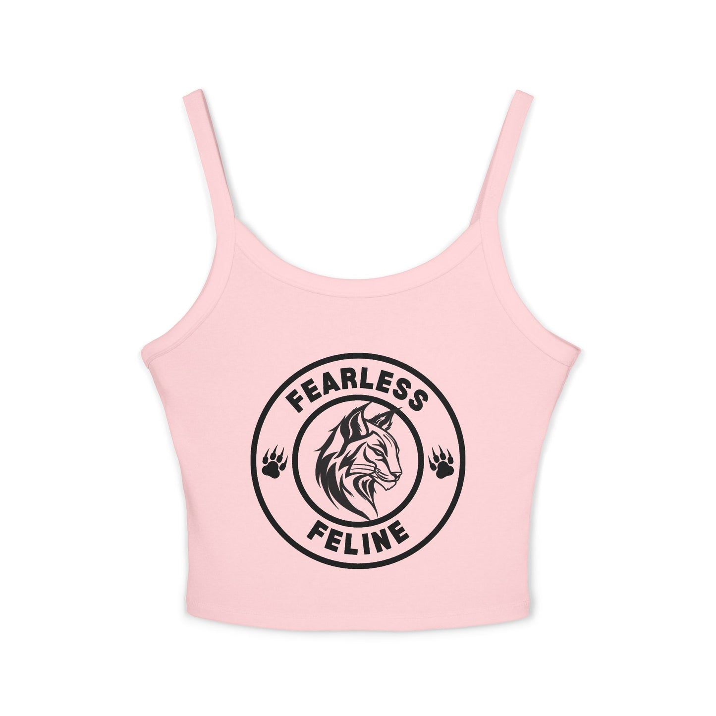 Fearless Feline Women's Spaghetti Strap Tank Top