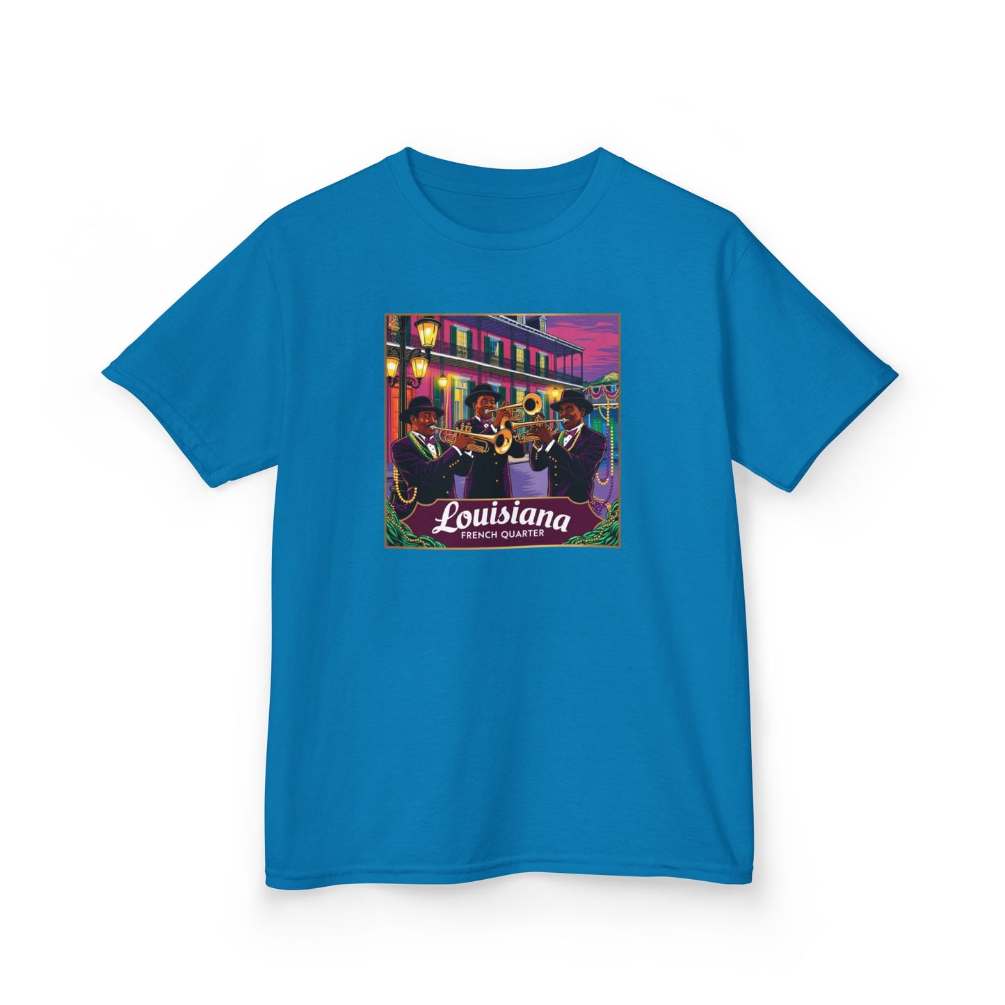 Cool Louisiana Graphic Kids Tee - Fun and Colorful Design for Young Explorers