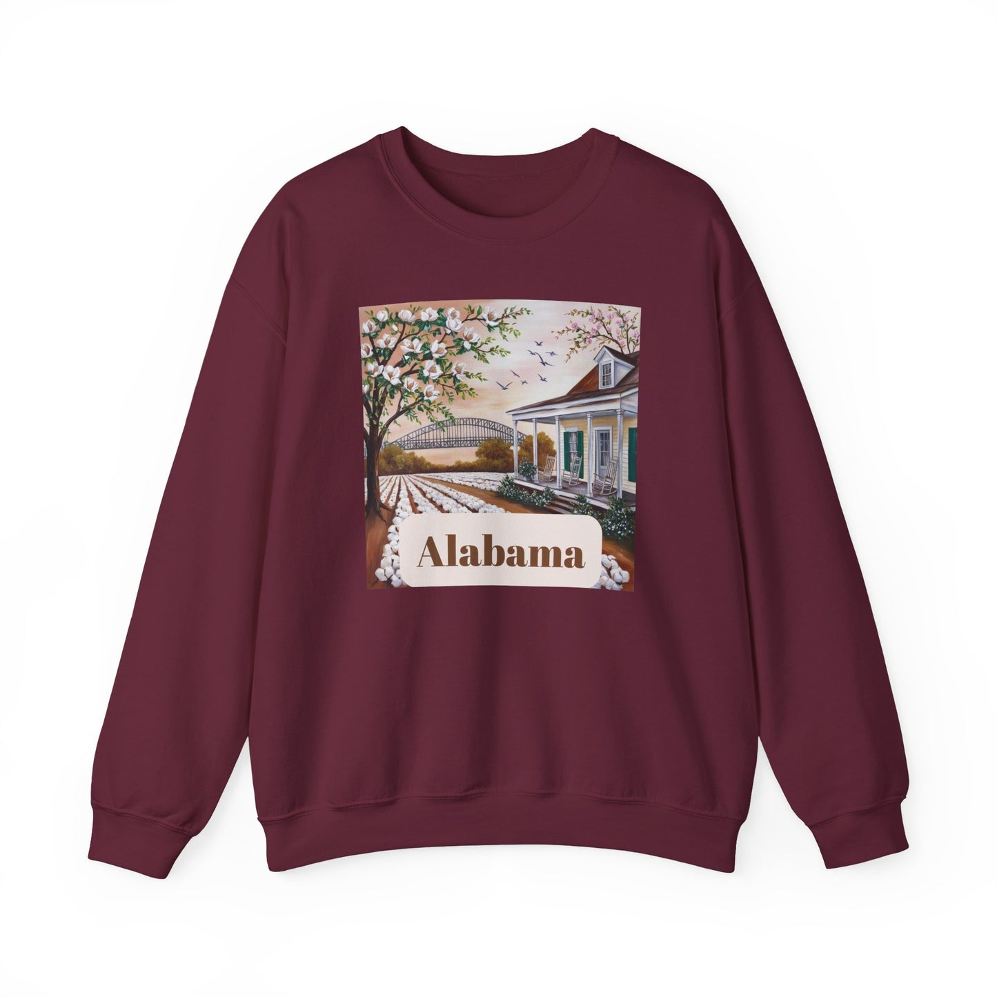 Alabama Vintage Scene Crewneck Sweatshirt